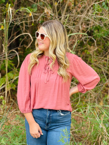 Karson Front Tie Top
