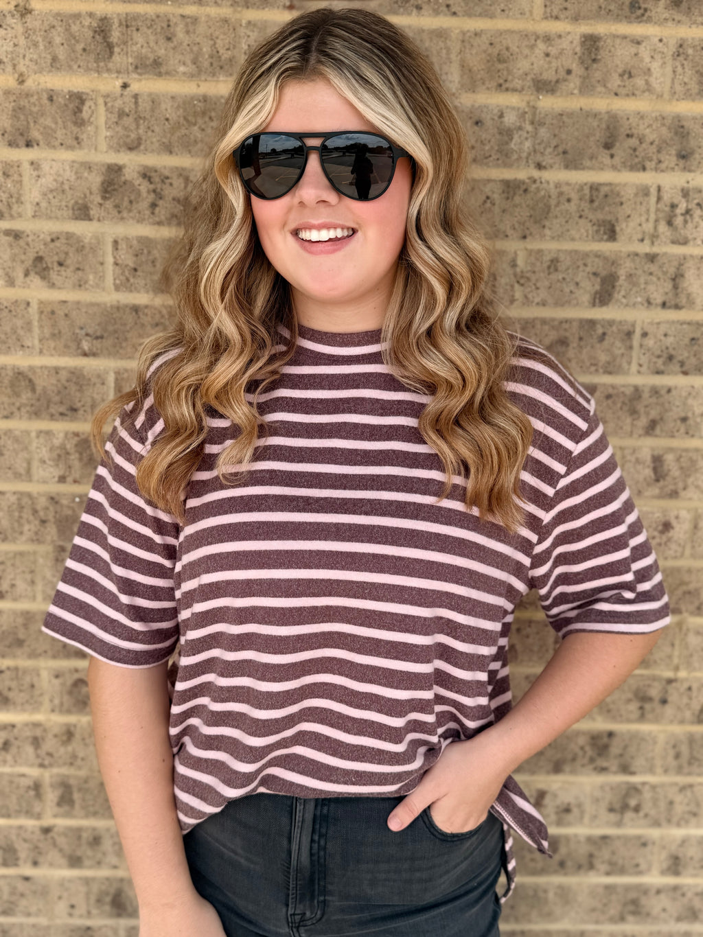 Striped Perfection Knit Tee