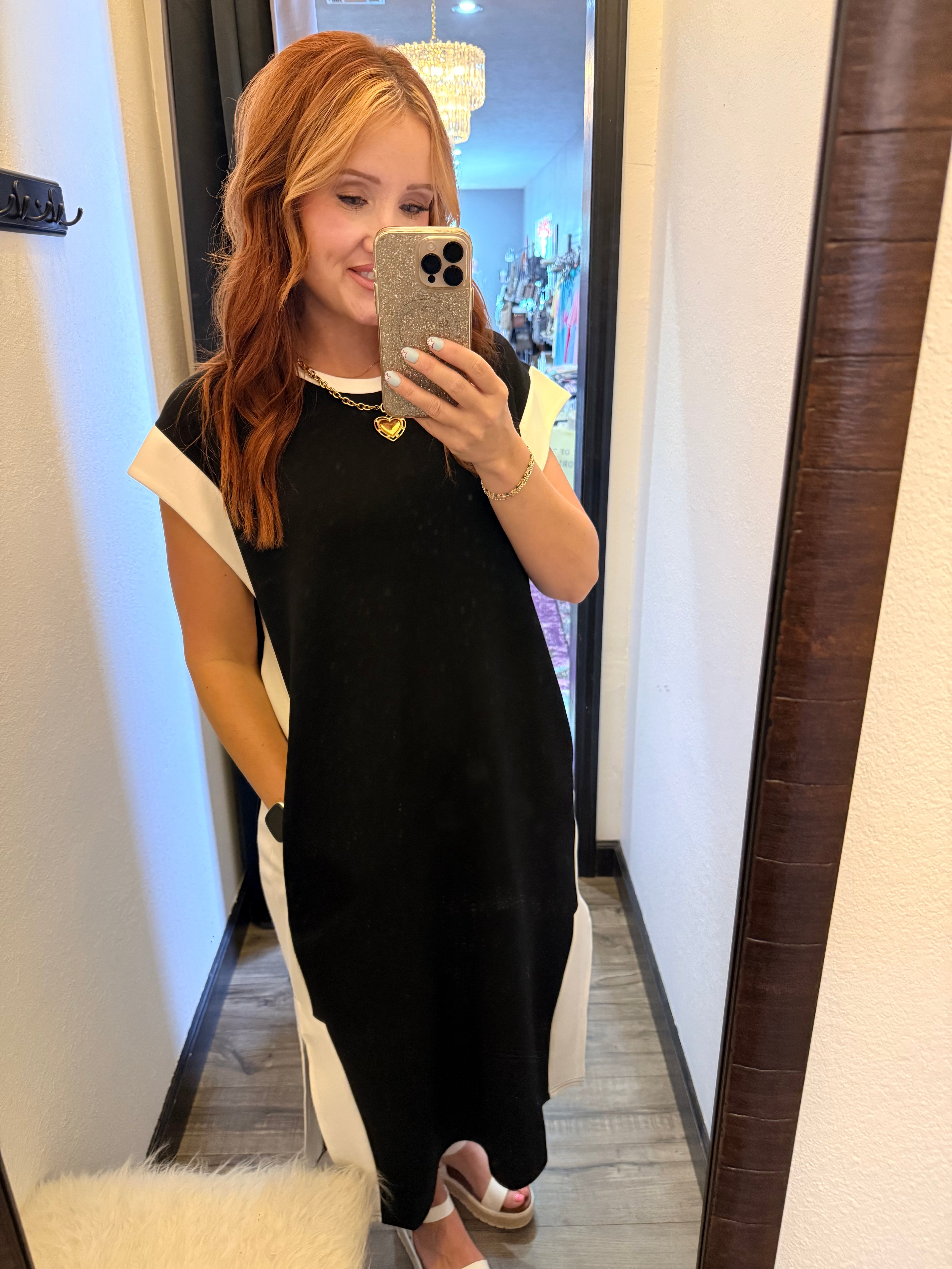 Preston Color Block Maxi Dress