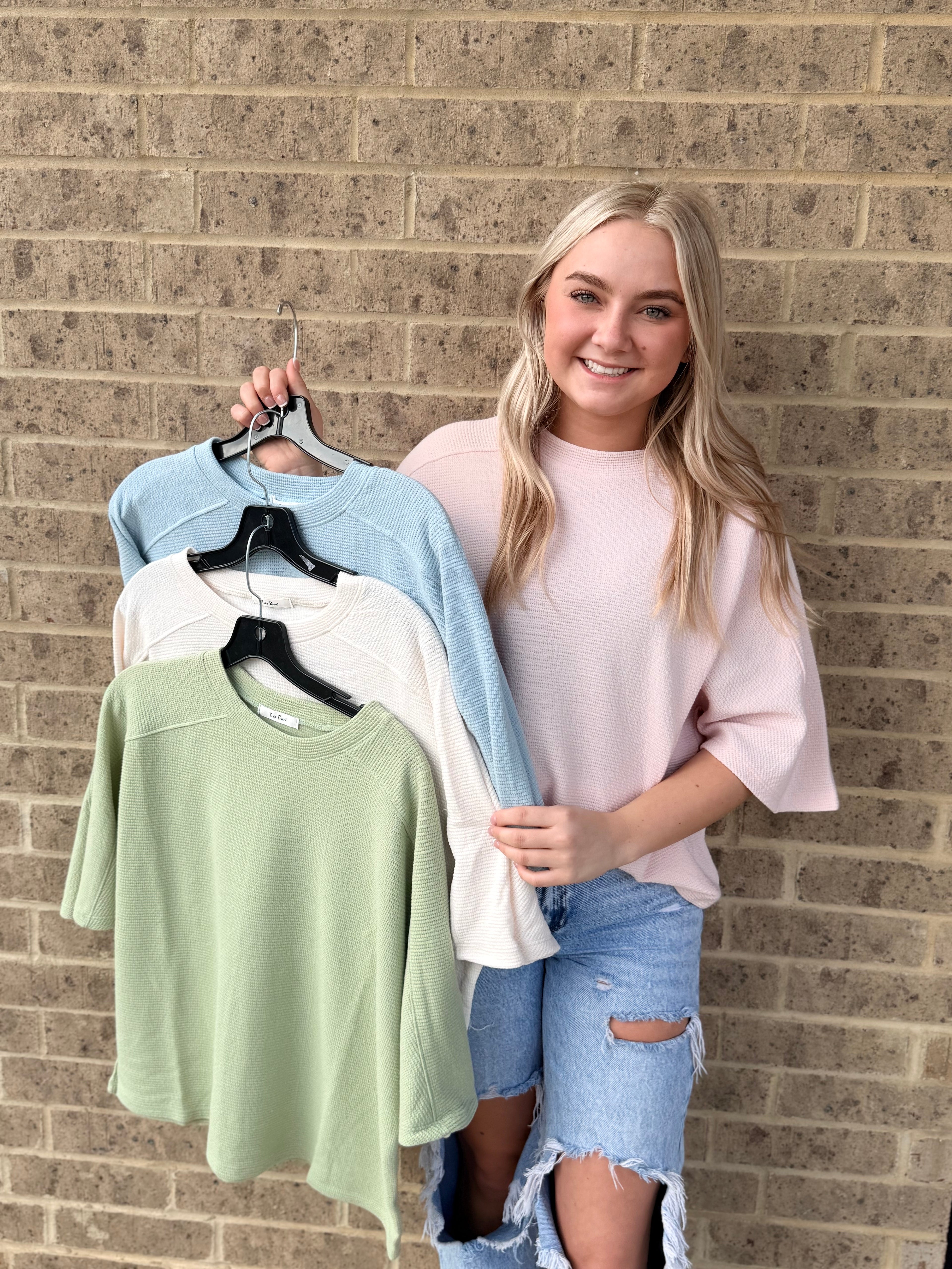 Sherri Round Neck Top