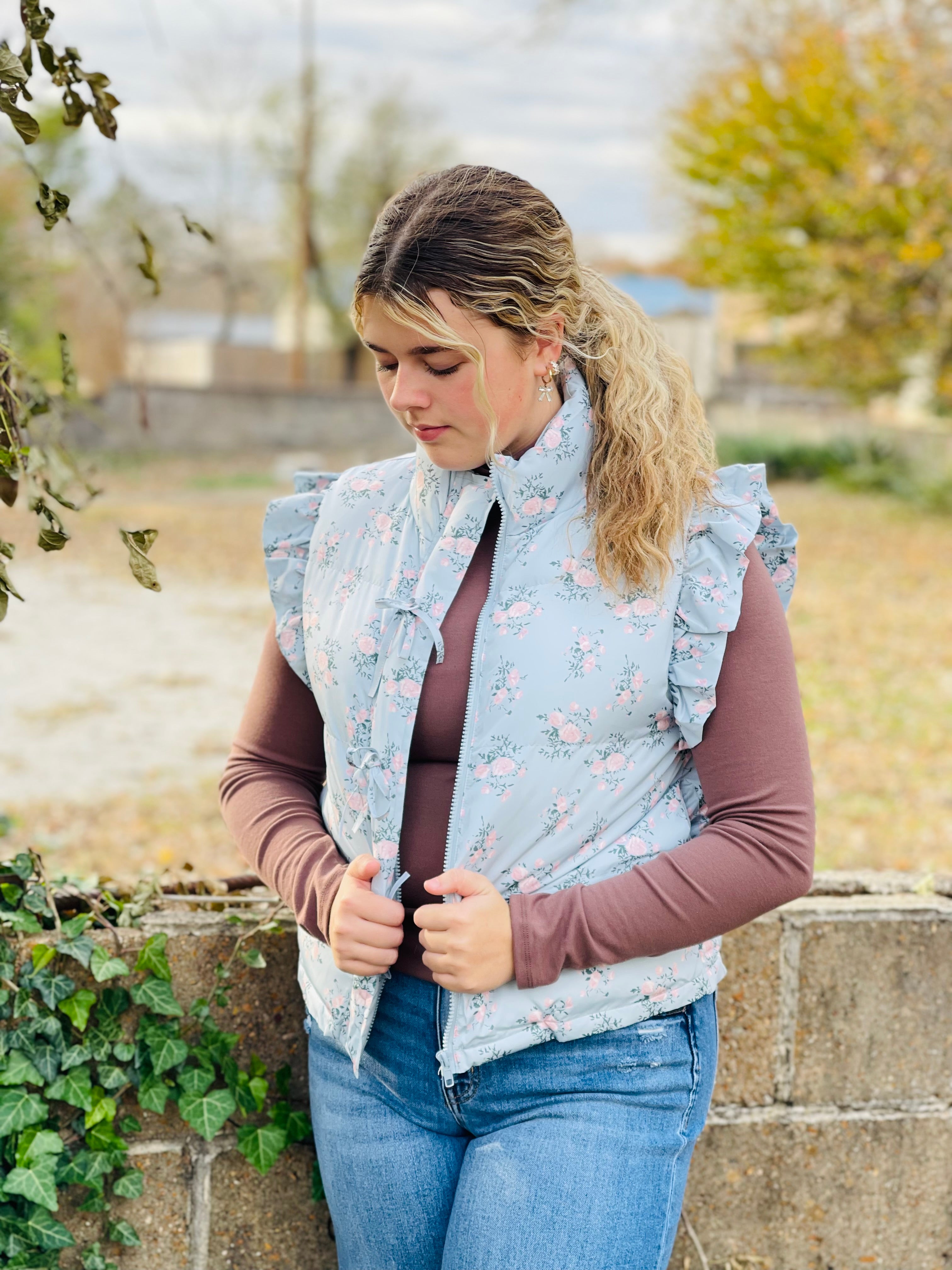 Ava Floral Vest