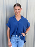 True Believer Collared Top