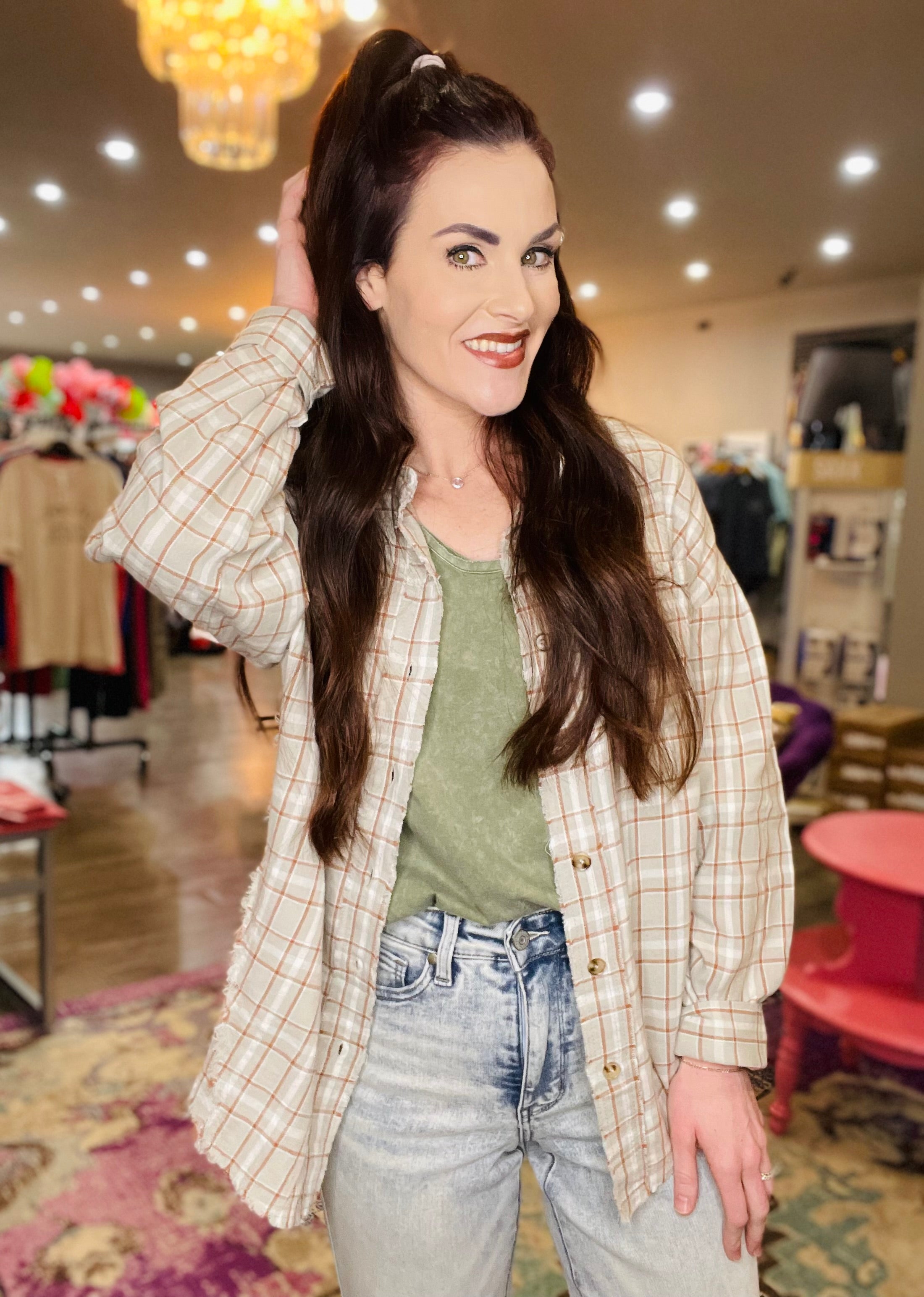 Marley Oversized Plaid Shirt
