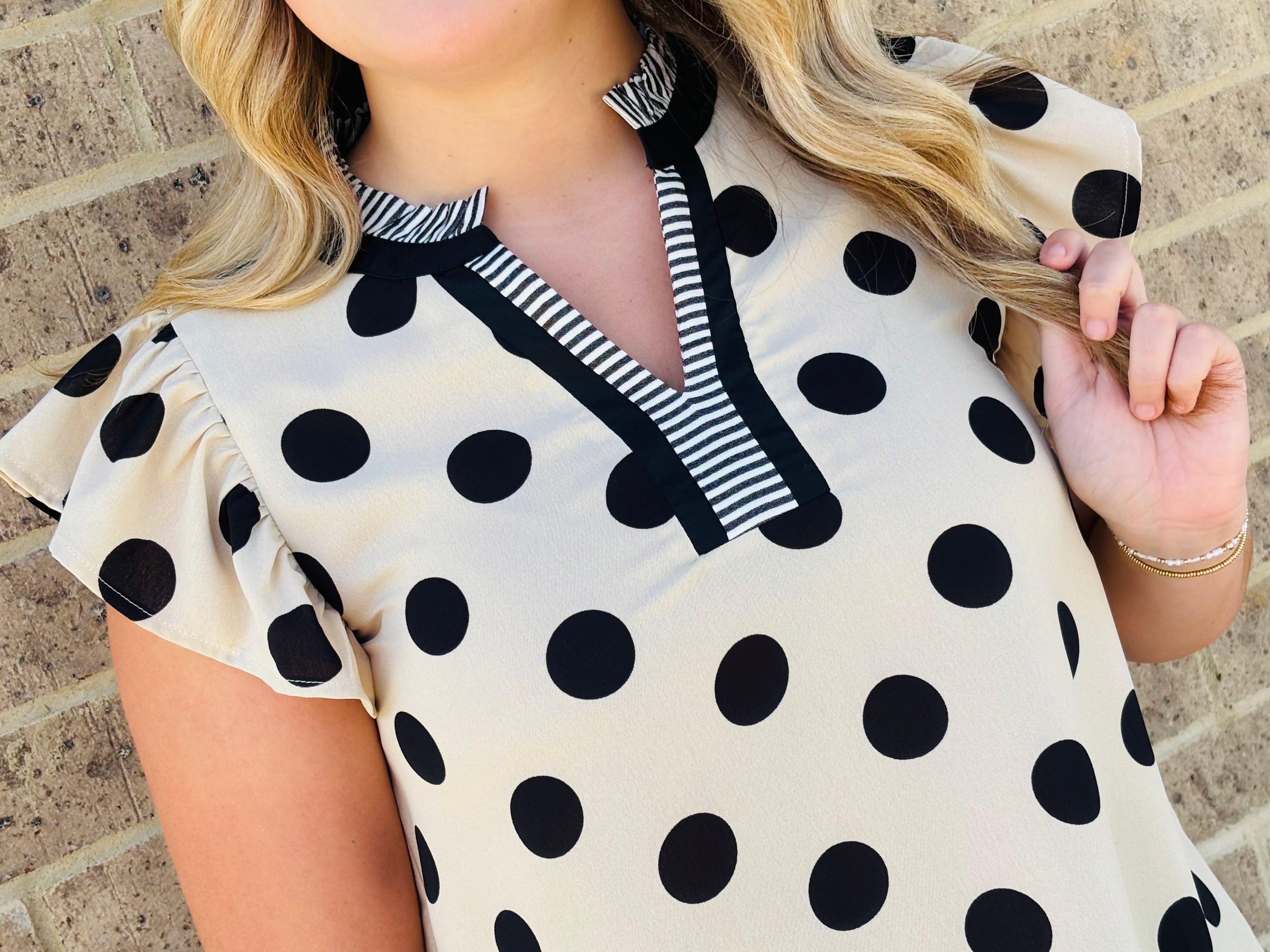 Reese Polka Dot Blouse
