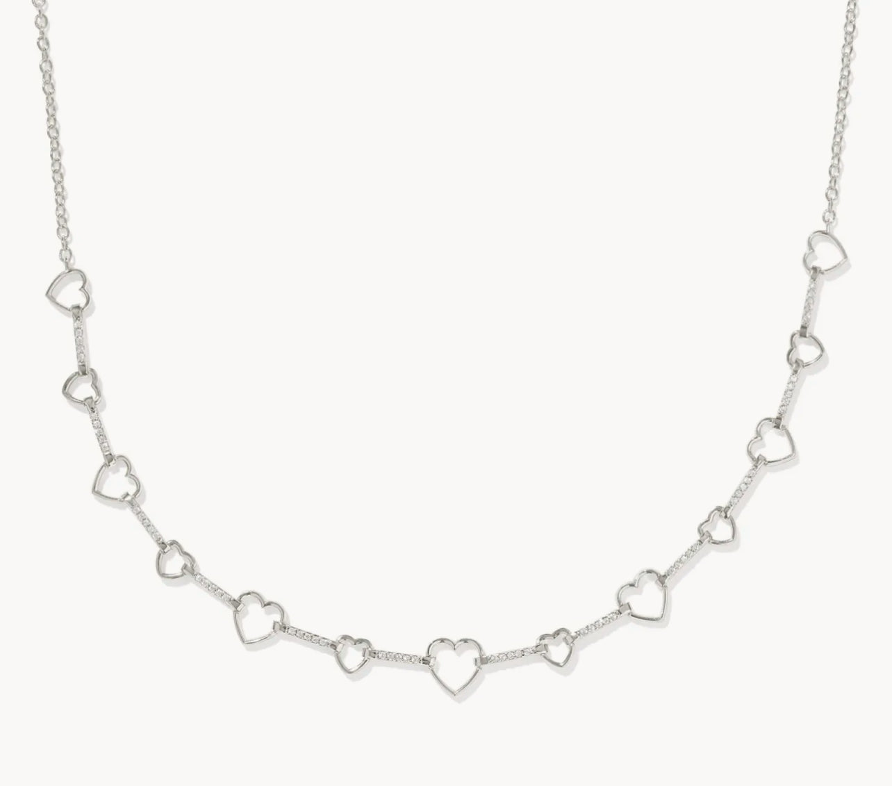 Haisley Heart Strand Necklace