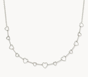 Haisley Heart Strand Necklace