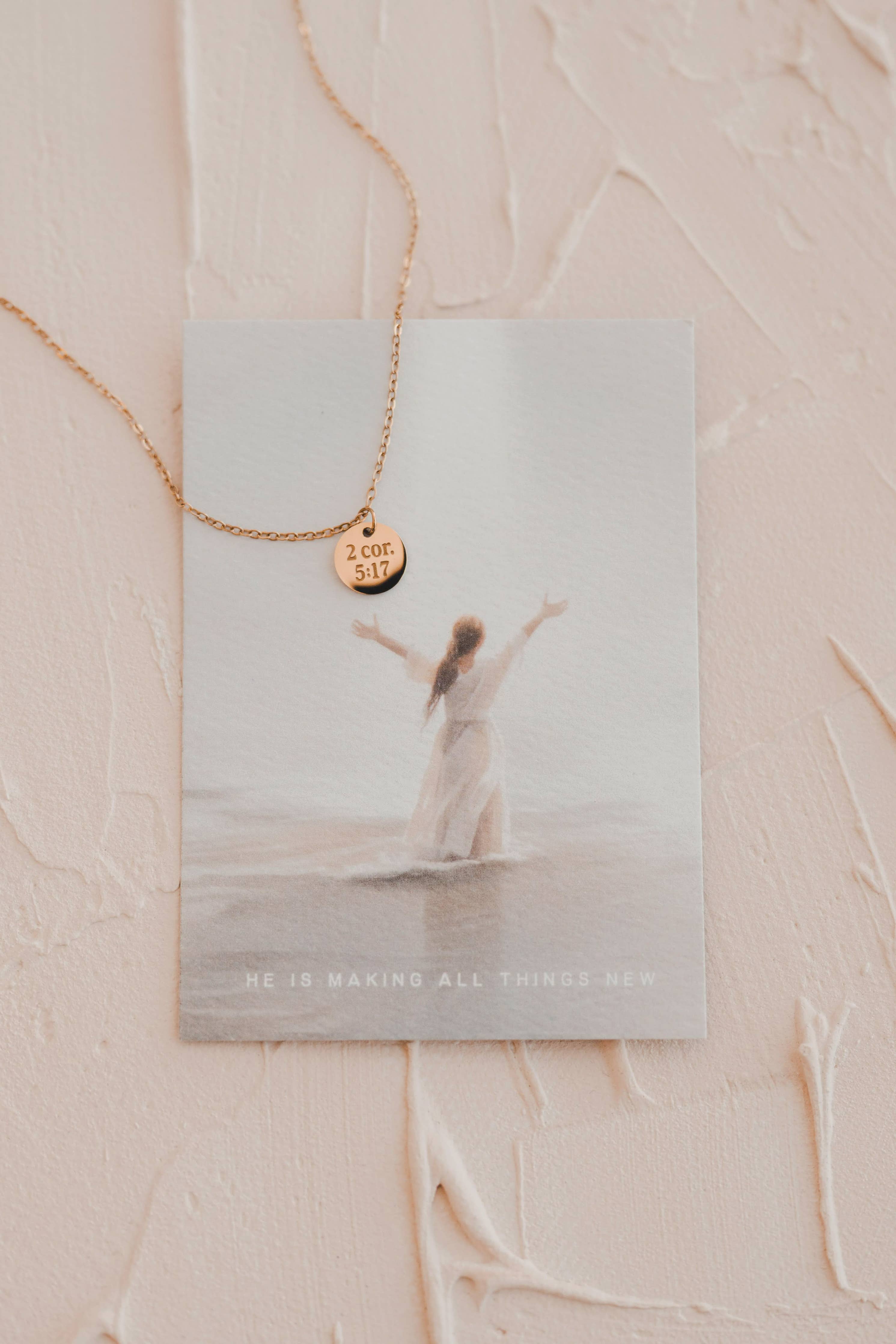 Made New Disc Necklace | Christian Jewelry