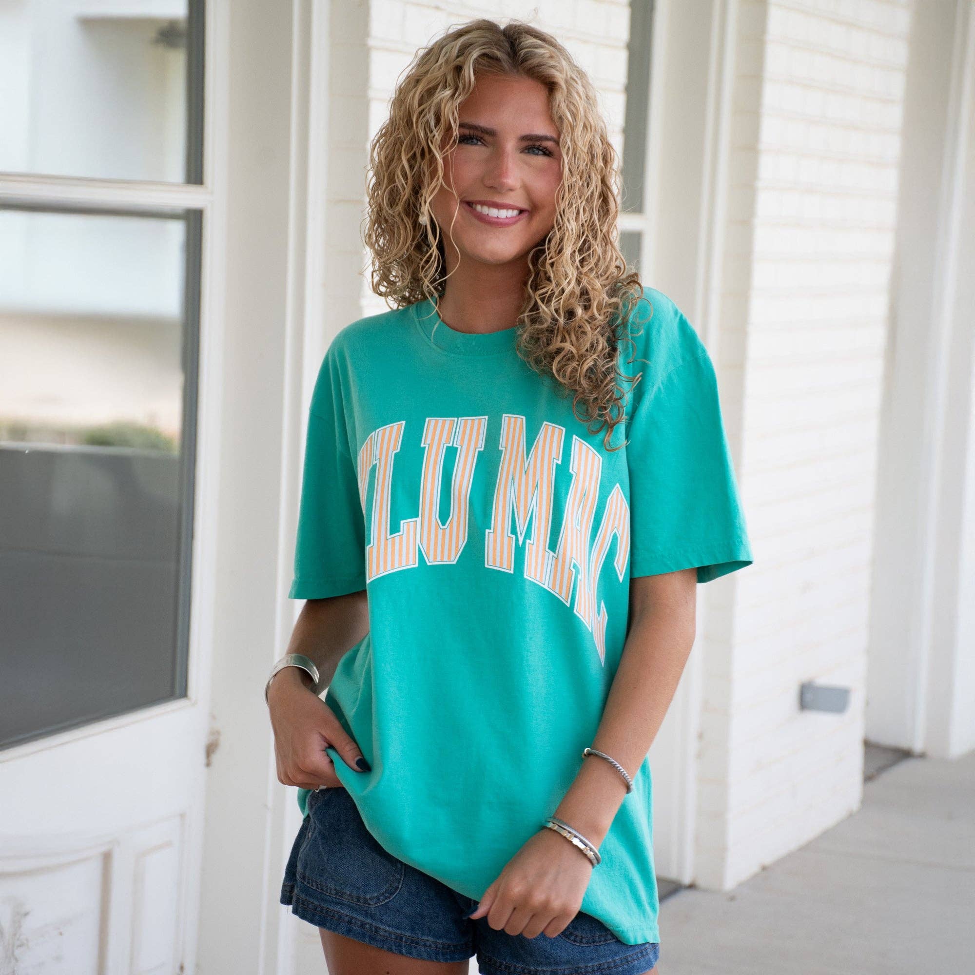 LULU MAC STRIPED Tee