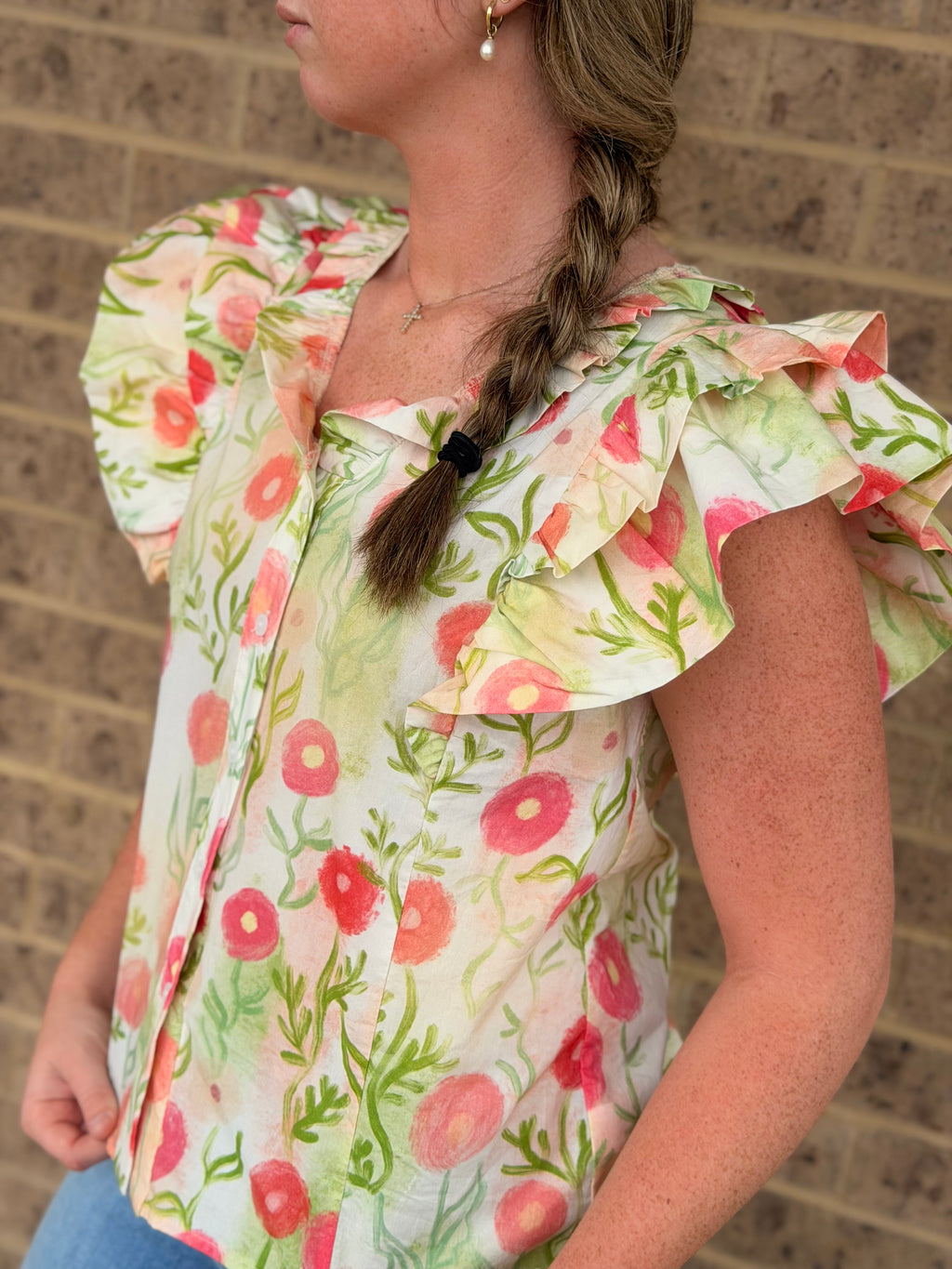 April Flowers Floral Tank