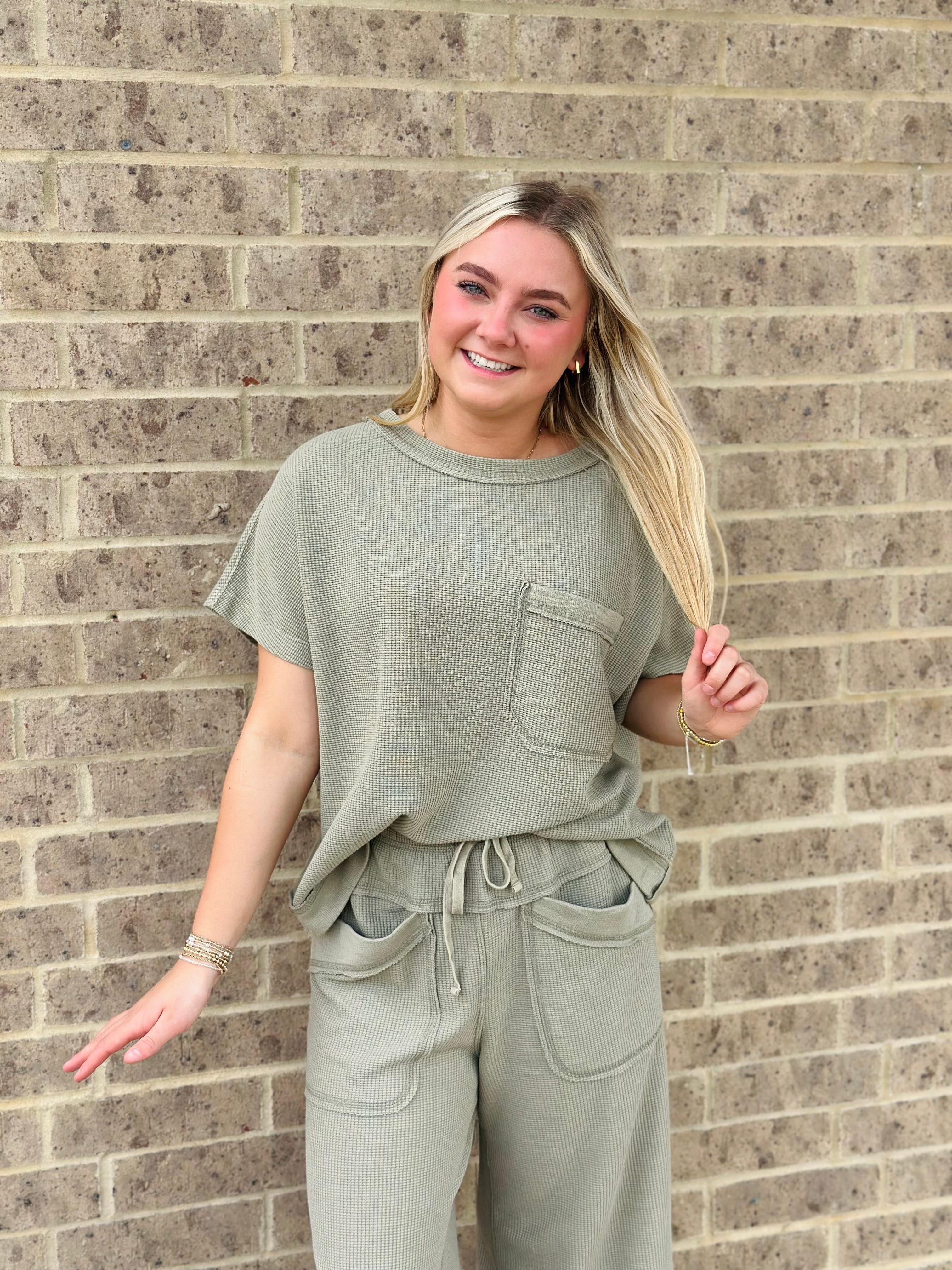 Rae Mode Honey Comb Long Pants