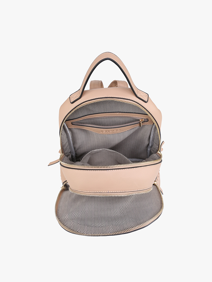 Marty 2 Compartment Backpack w/ Stitch Detail