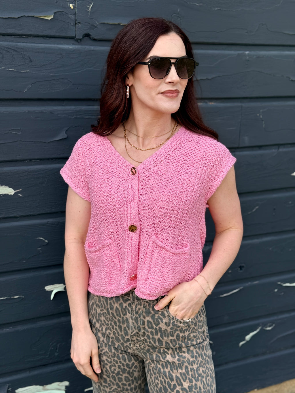 Victoria Button Down Knit Sweater