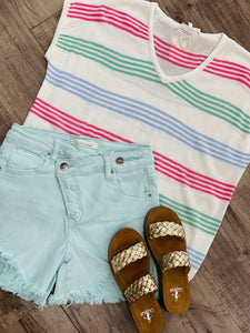 Springtime Striped Top