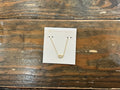 Mini Elisa Luxe Pndt Nck Gold Metal White