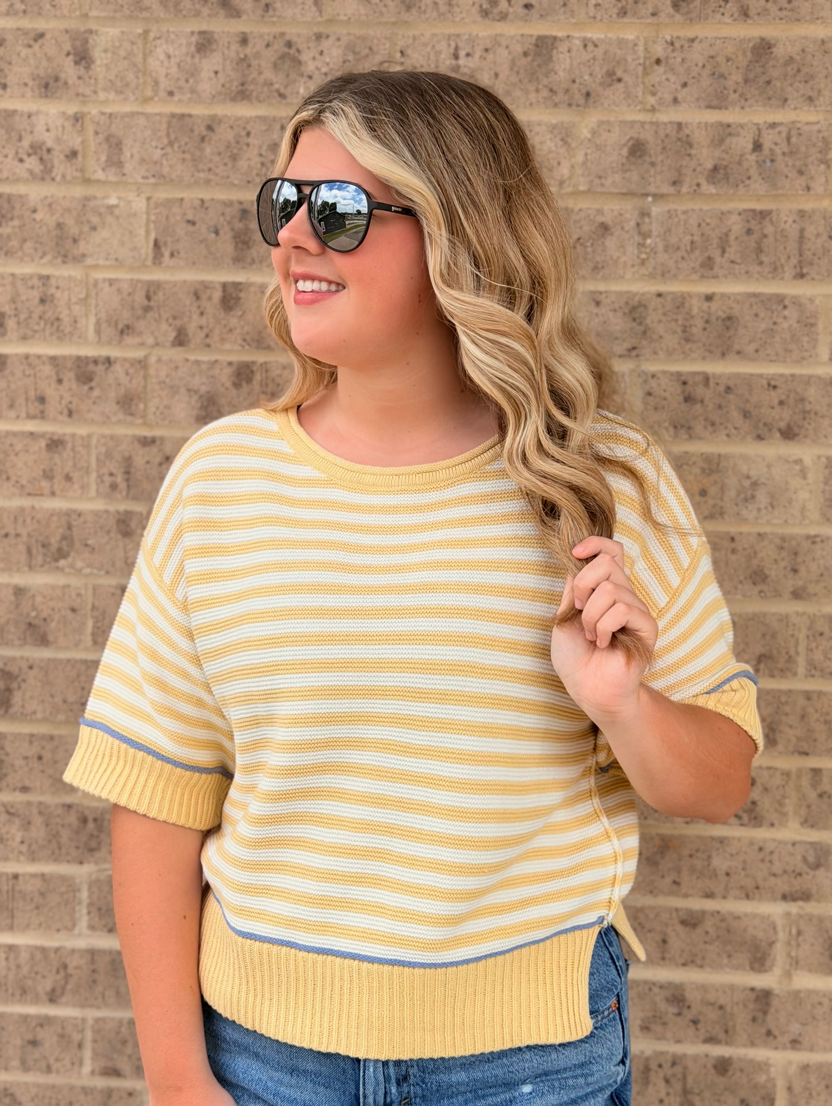 Sierra Striped Classic Sweater