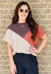 Carly Colorblock Top