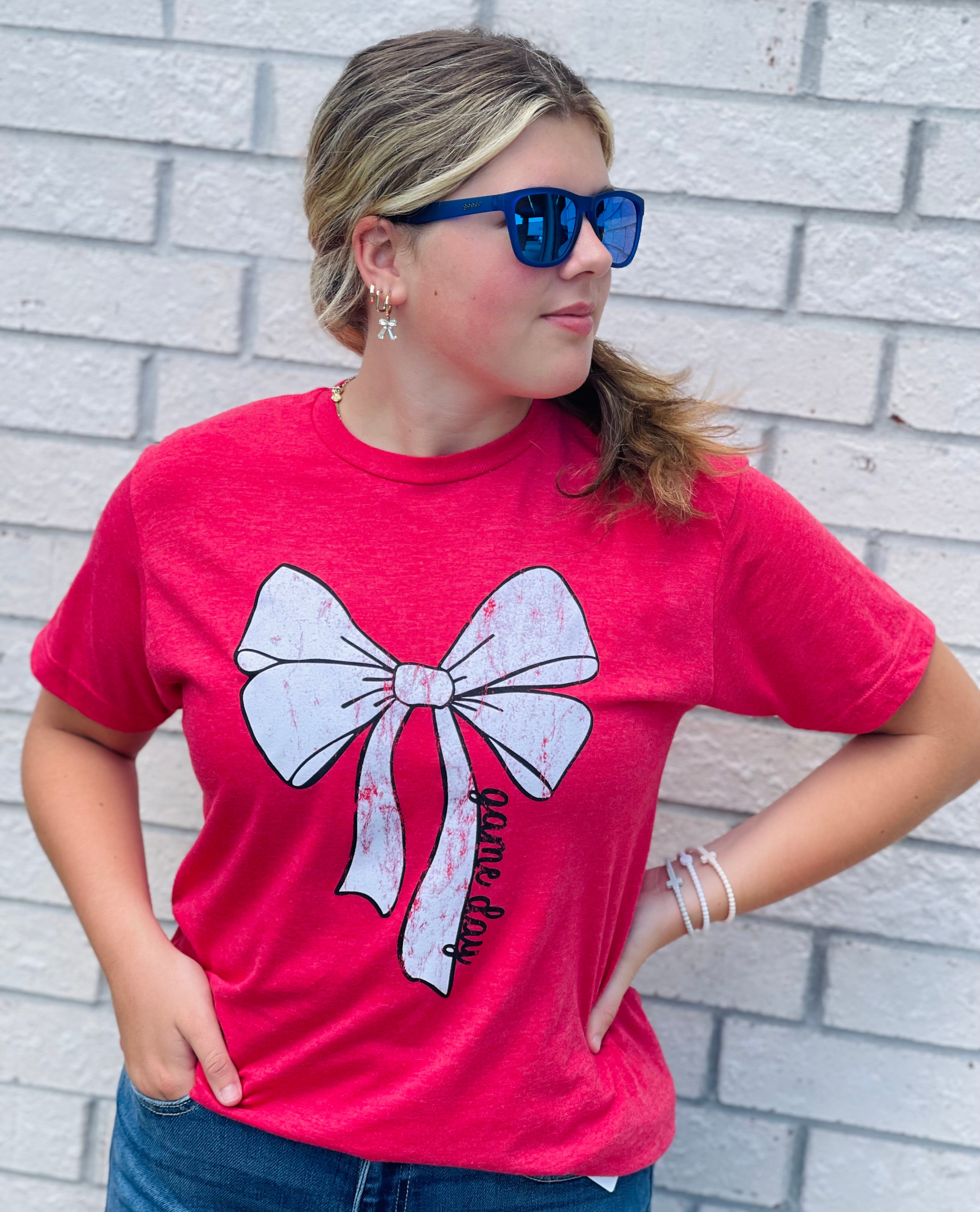 Gameday Bow Tee