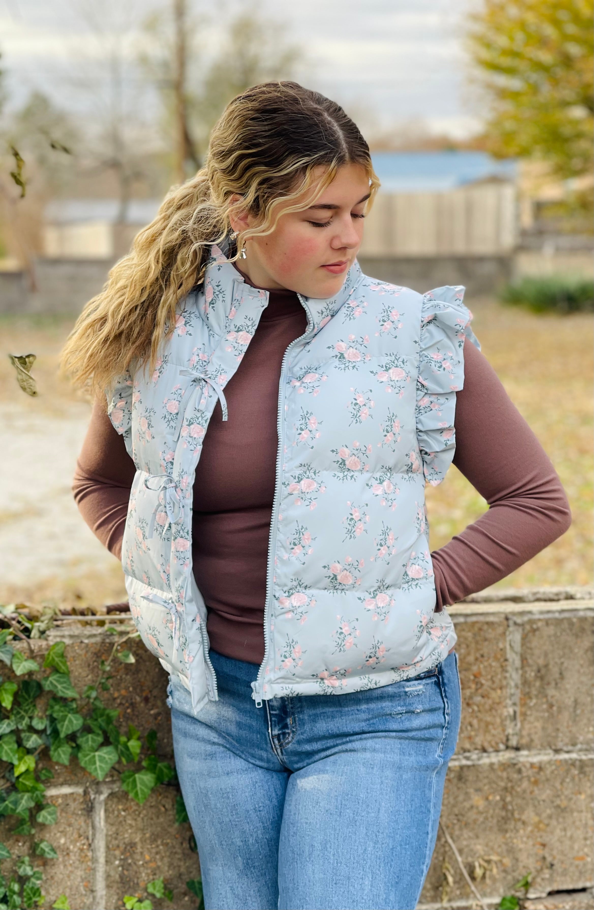 Ava Floral Vest