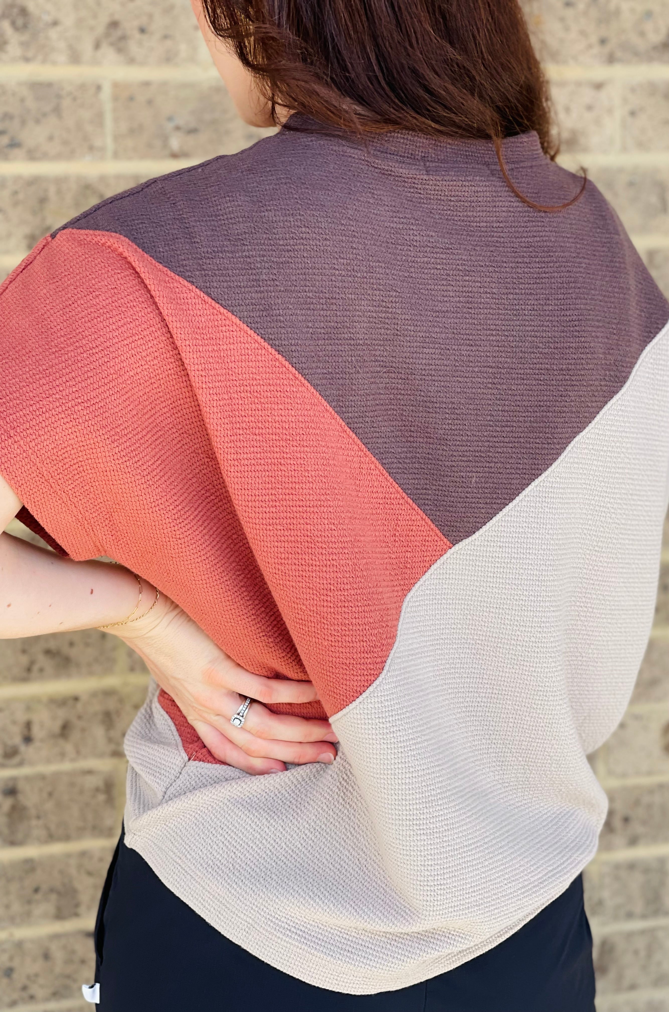 Carly Colorblock Top