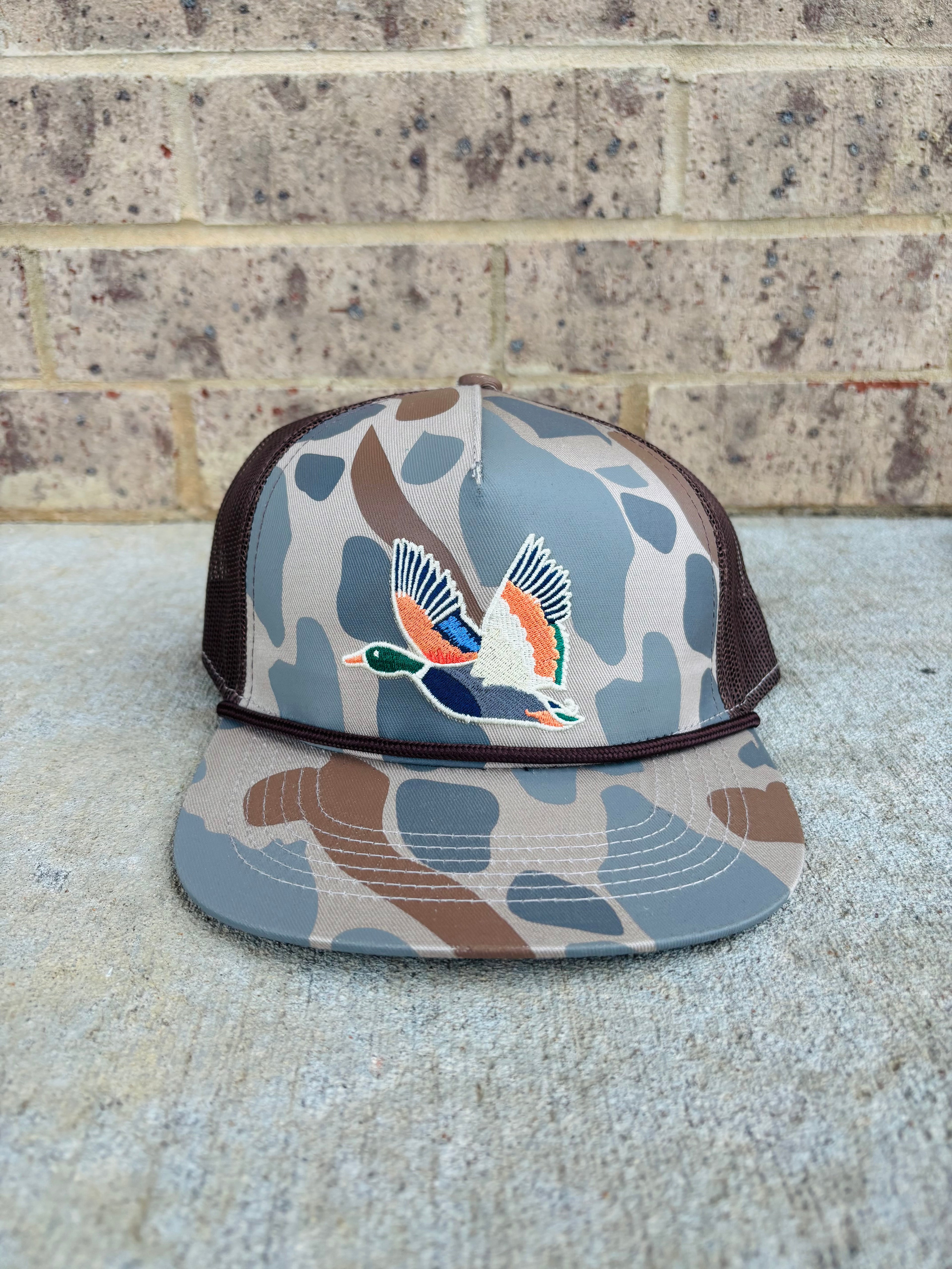 Retro Camo Duck Hat