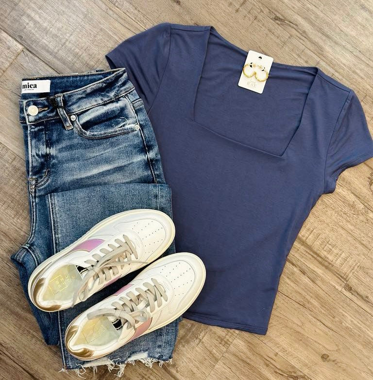 Classic Square Neck Tee