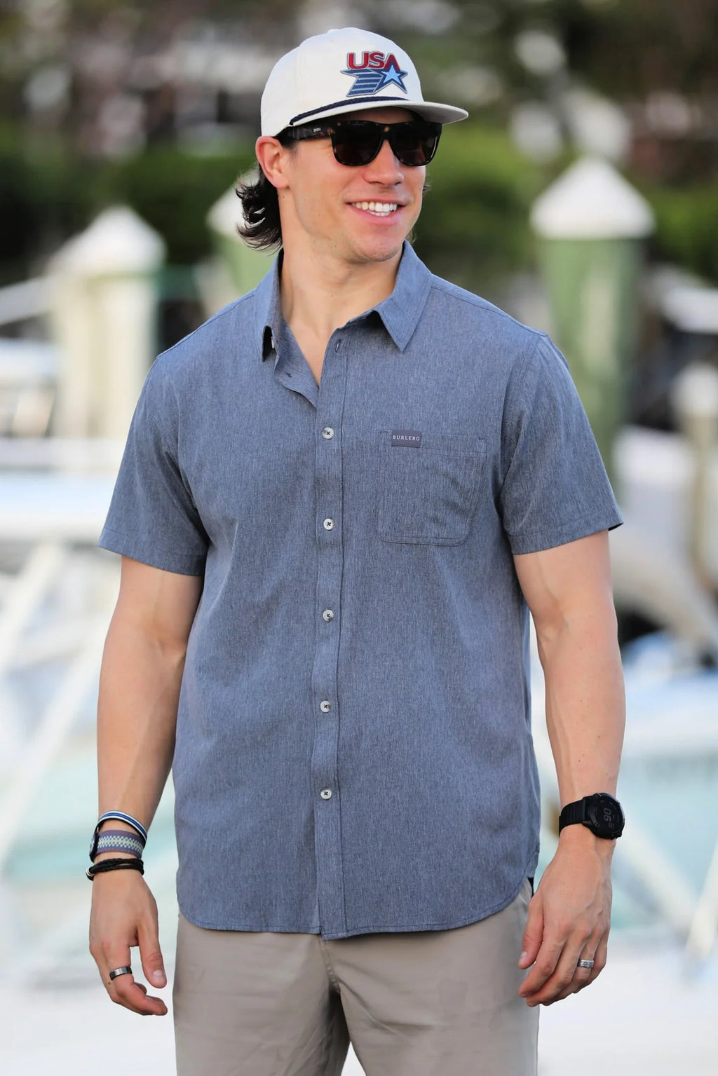 Performance Button Up