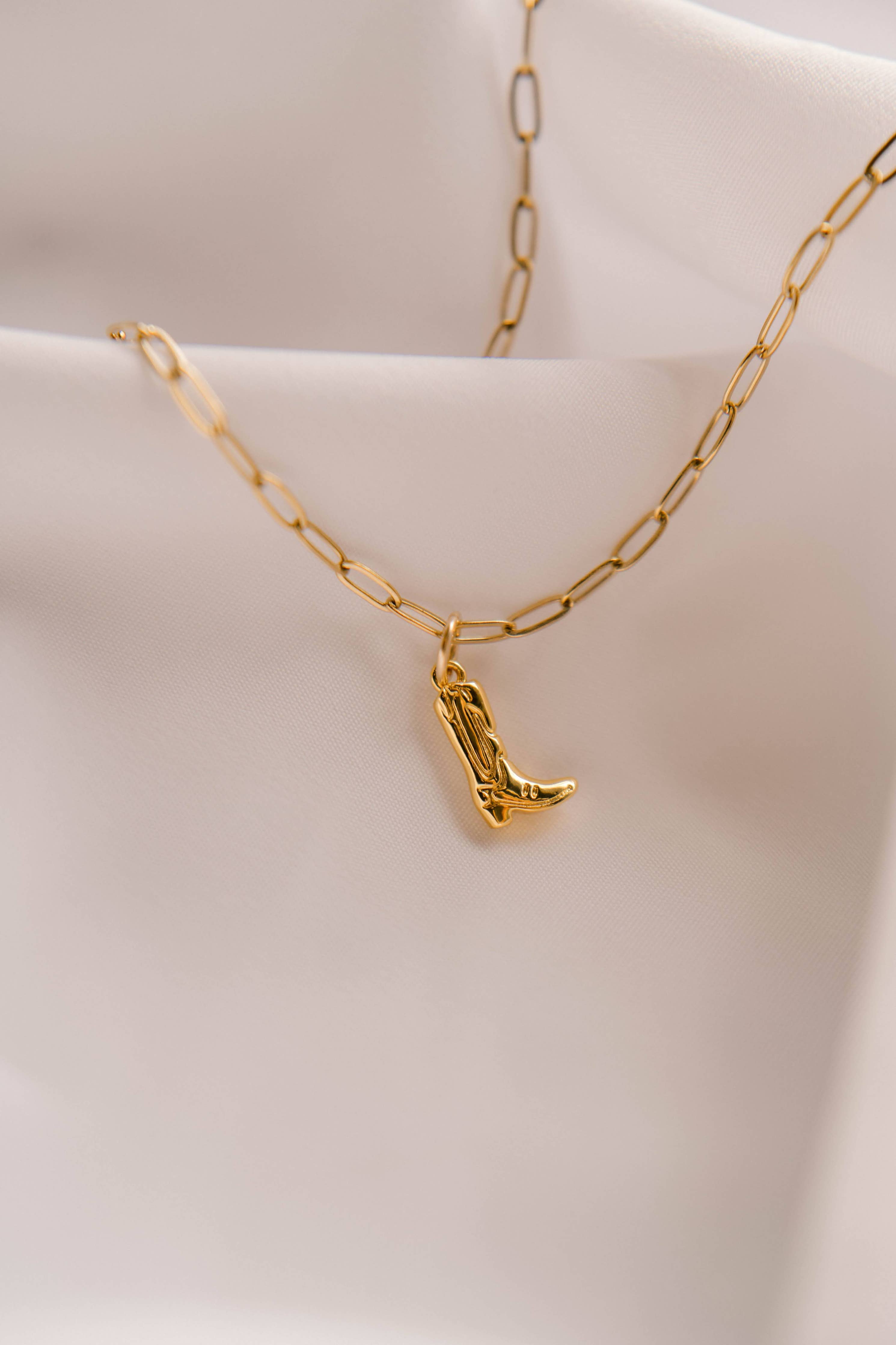 Walk By Faith Charm Necklace I Christian Jewelry