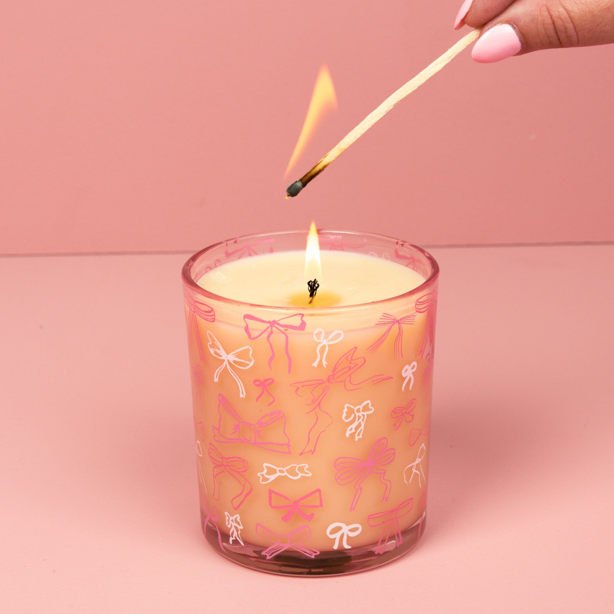 Pink Bow Sweet Grace Candle