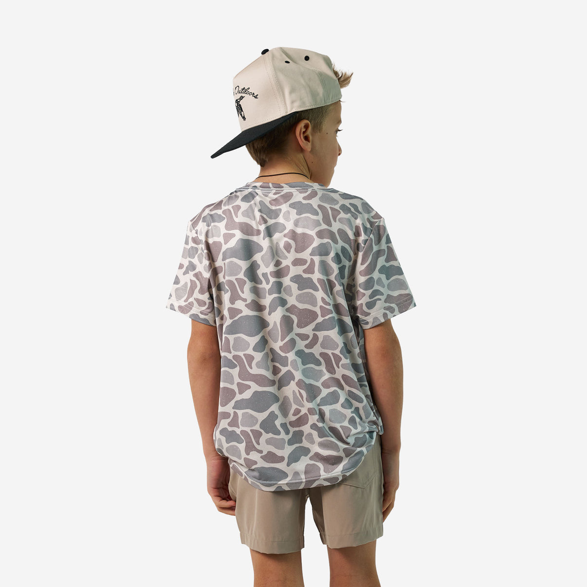 Burlebo Classic Deer Camo Youth Go To Tee