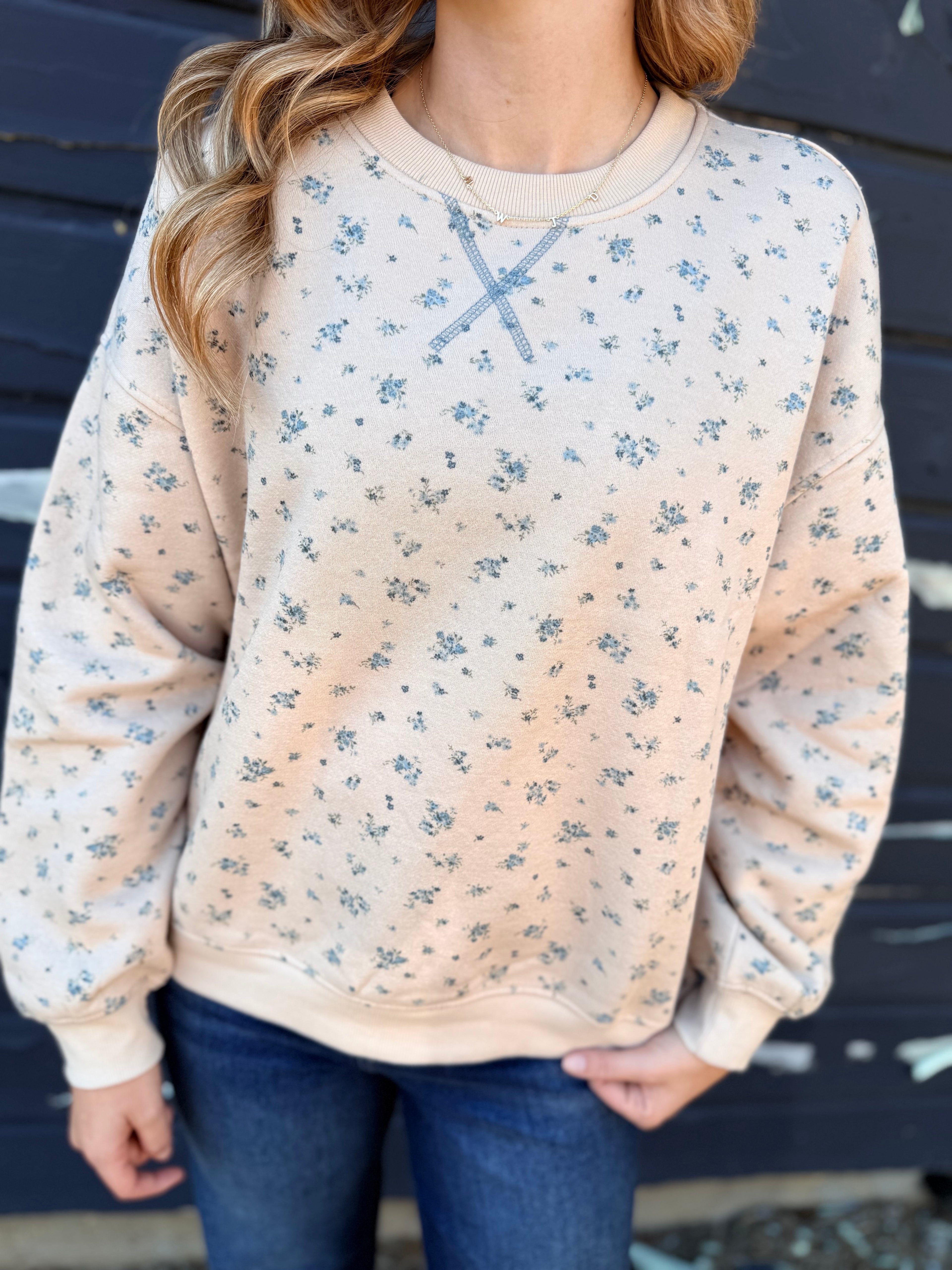 Payton Floral Crewneck