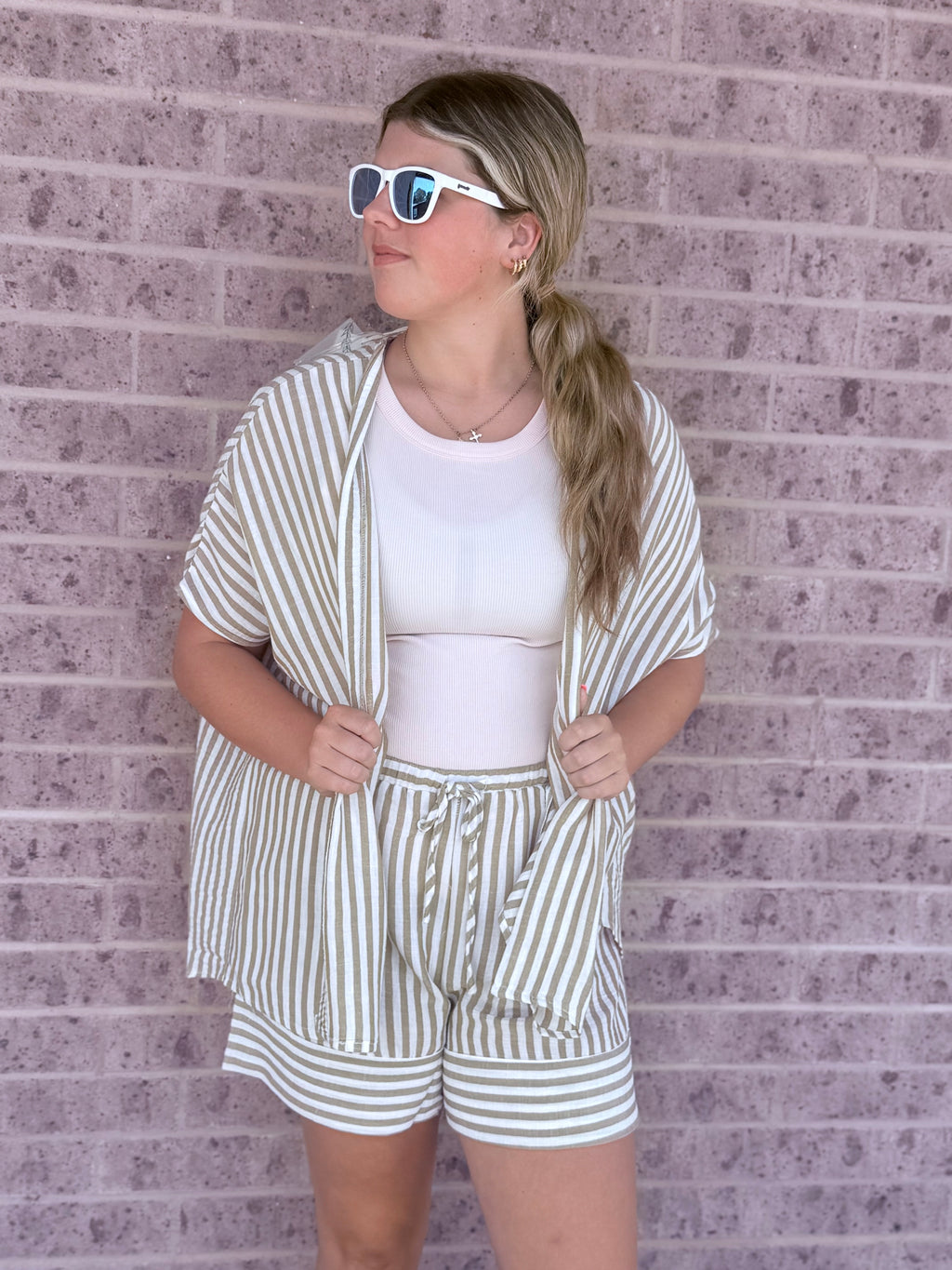 Coastal Striped Shorts