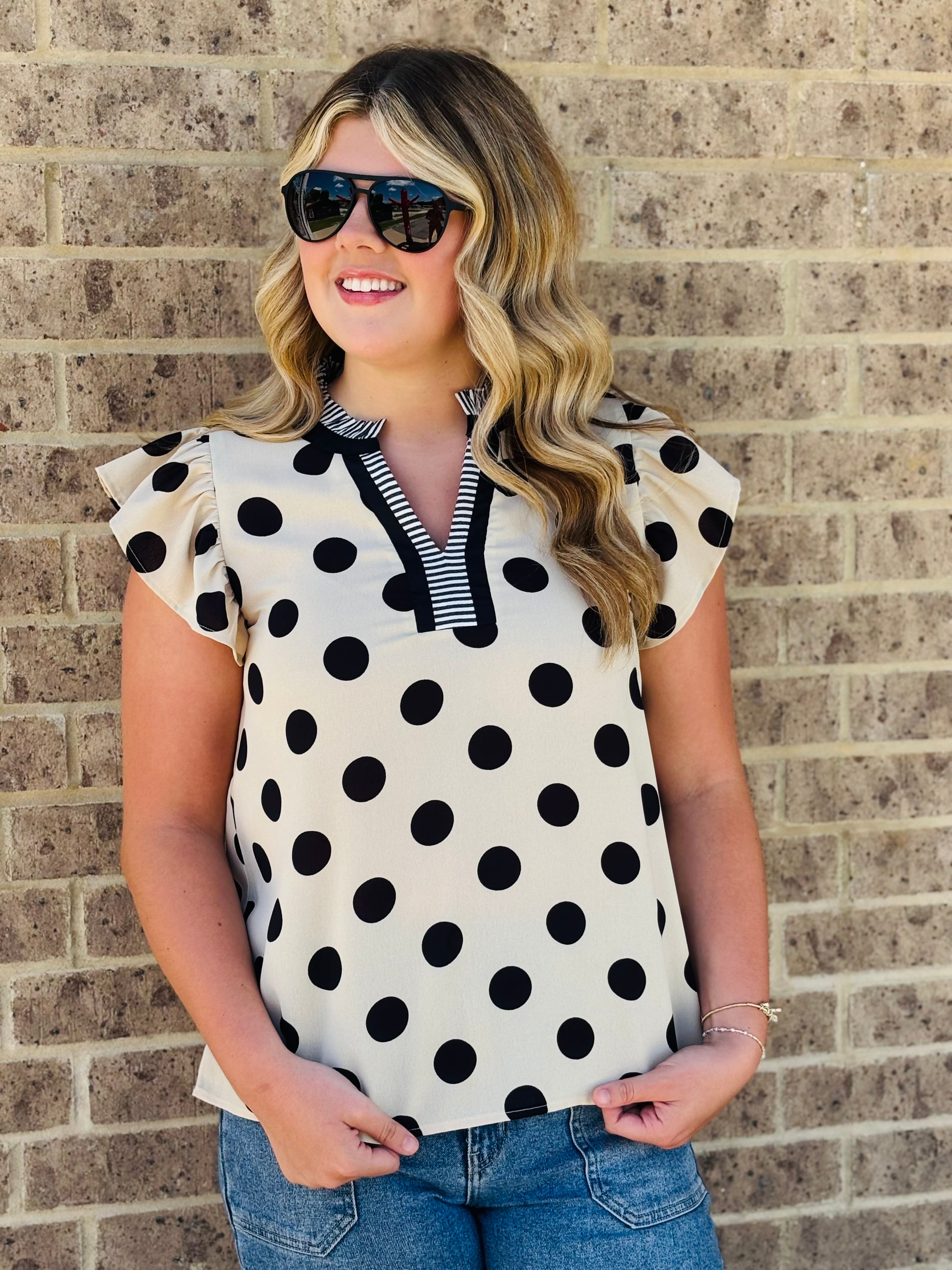 Reese Polka Dot Blouse