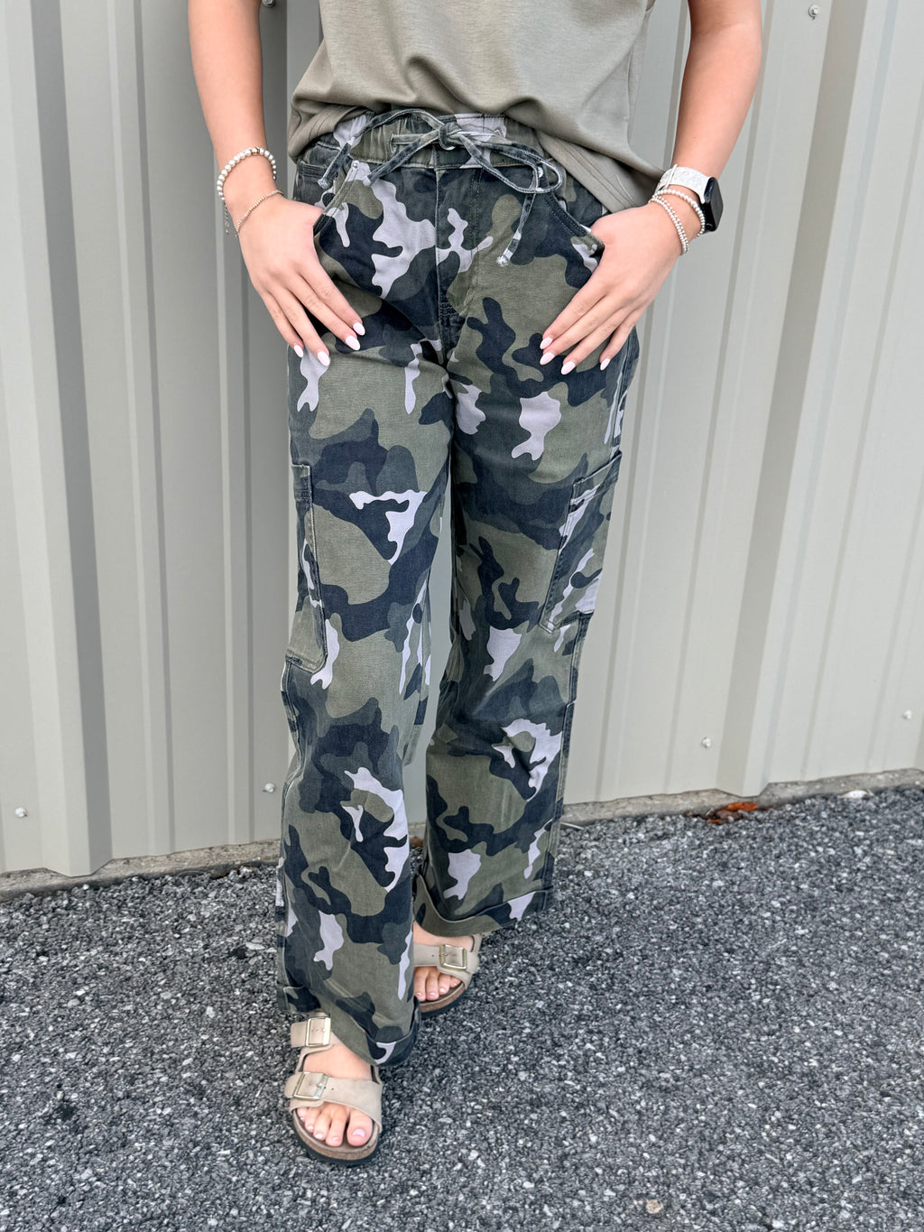 Mica Camo Jean