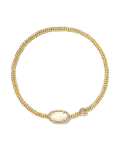 9608865061 Grayson Stretch Bracelet Gold Yellow MOP