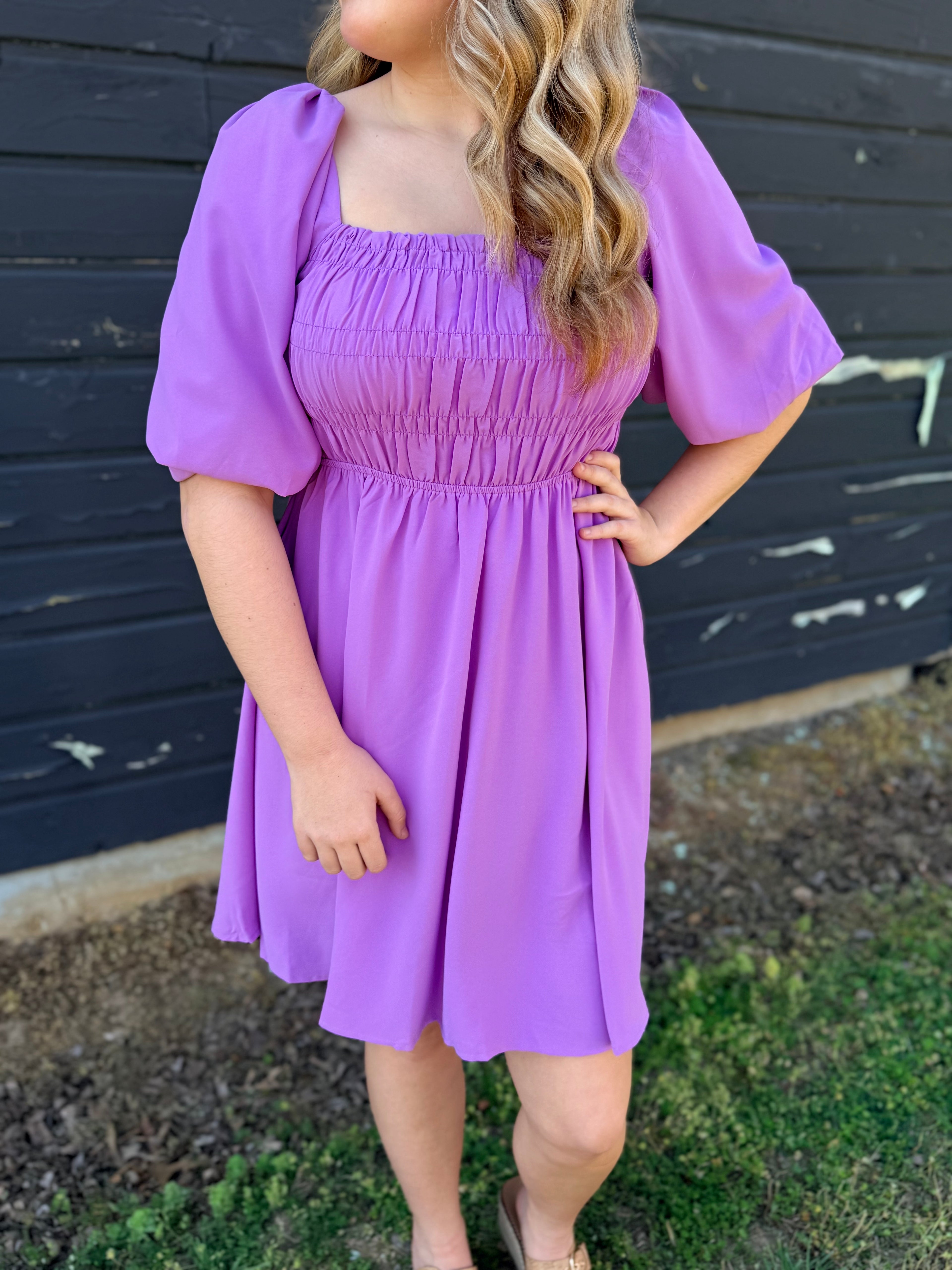Katie Puff Sleeve Dress