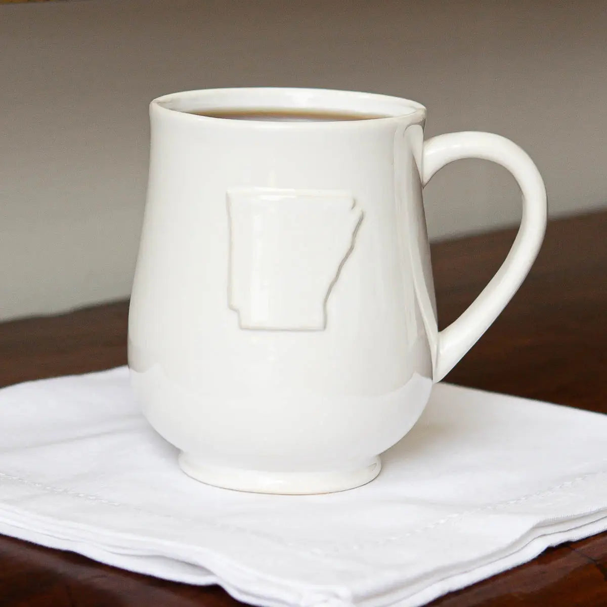 ARKANSAS EMBOSSED MUG BY ROYAL STANDARD