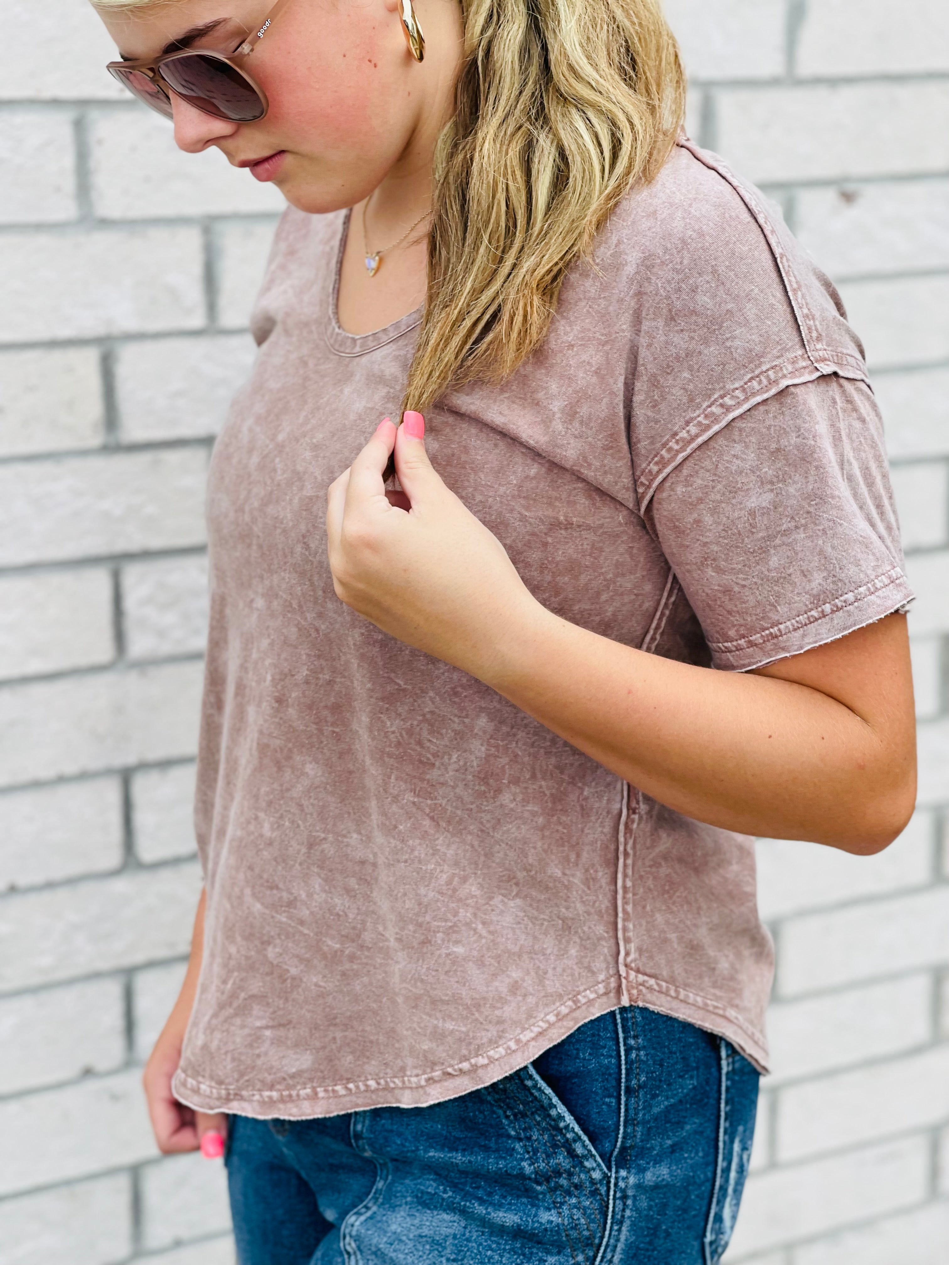 Allison Short Sleeve Knit Top