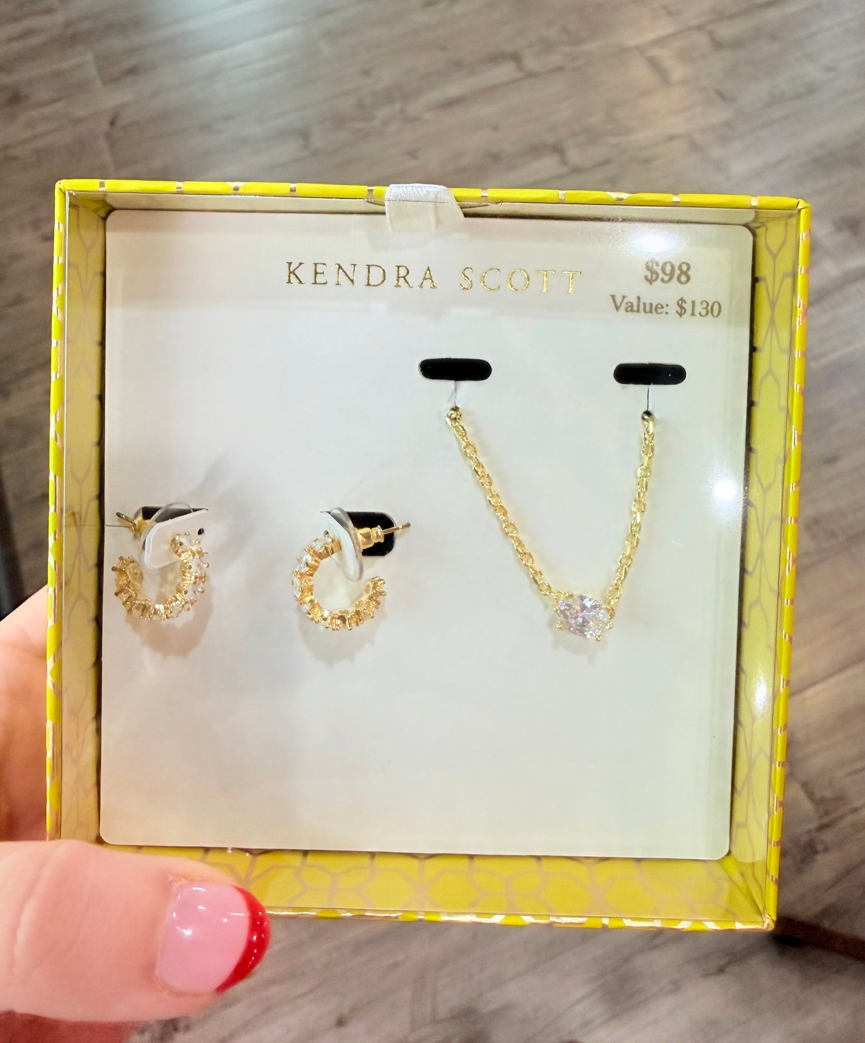 Cailin Crystal Gold Gift Set