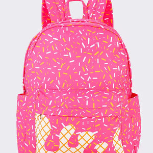 Printed Backpack