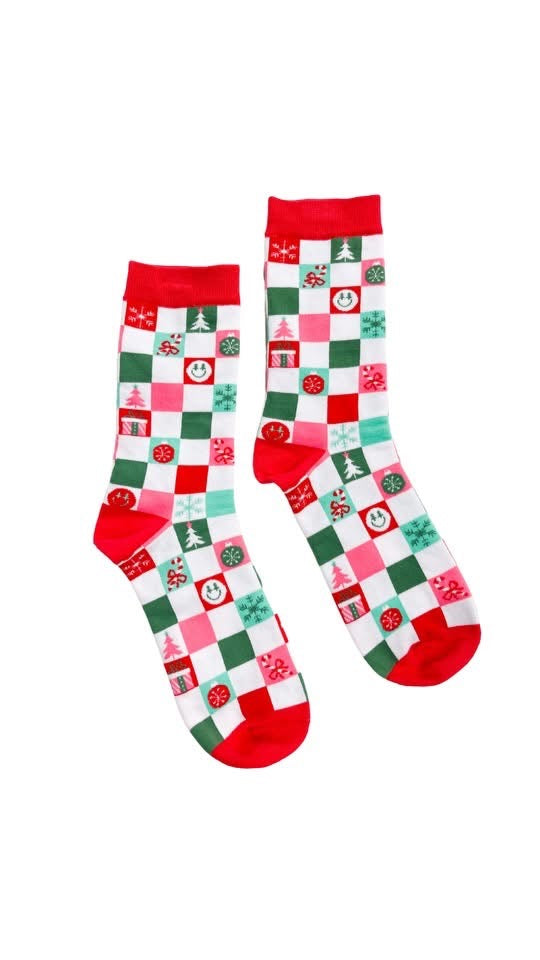 Happy Hooligans Holiday Socks