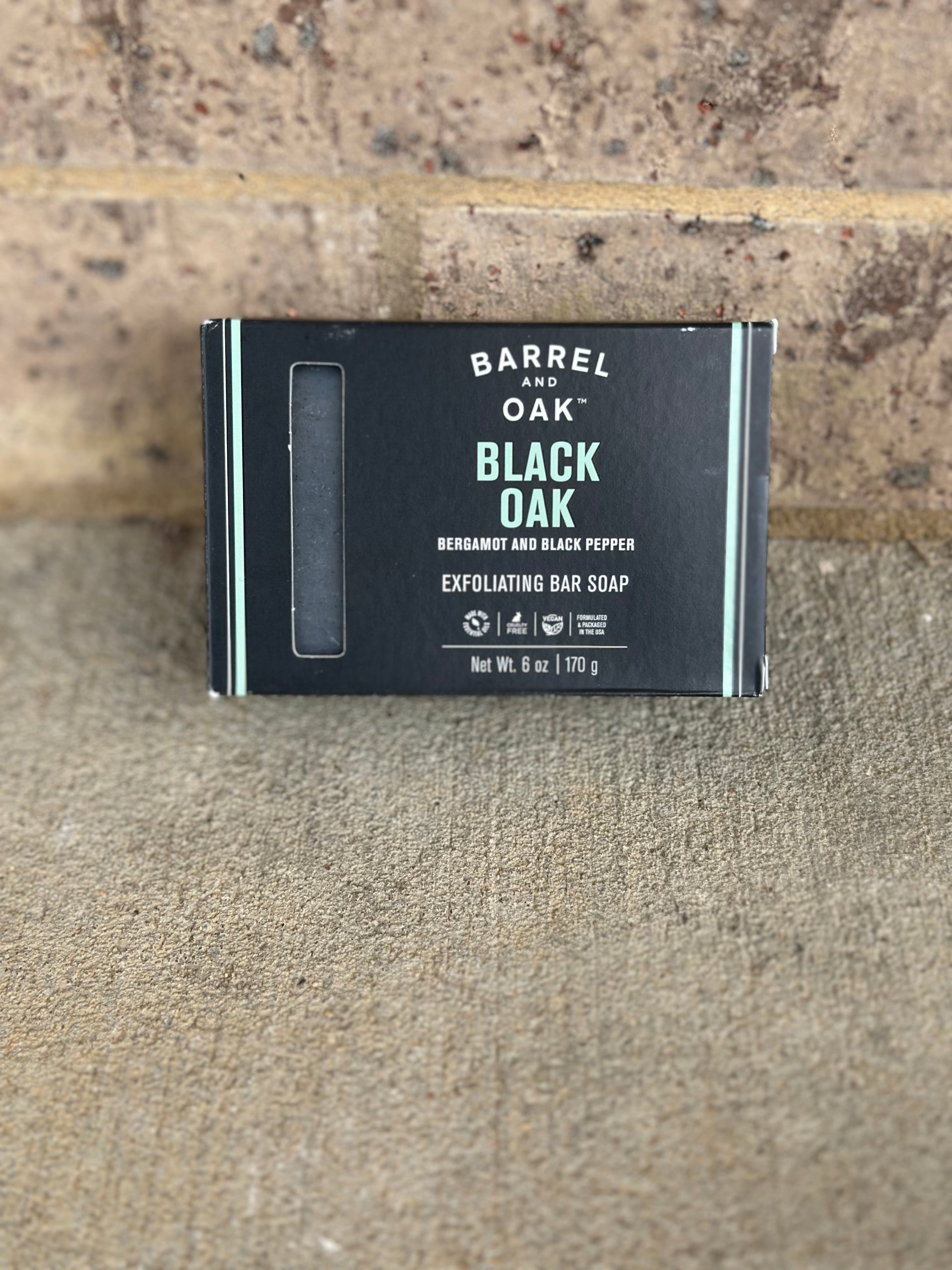 Barrel and Oak Exfoliating bar soap