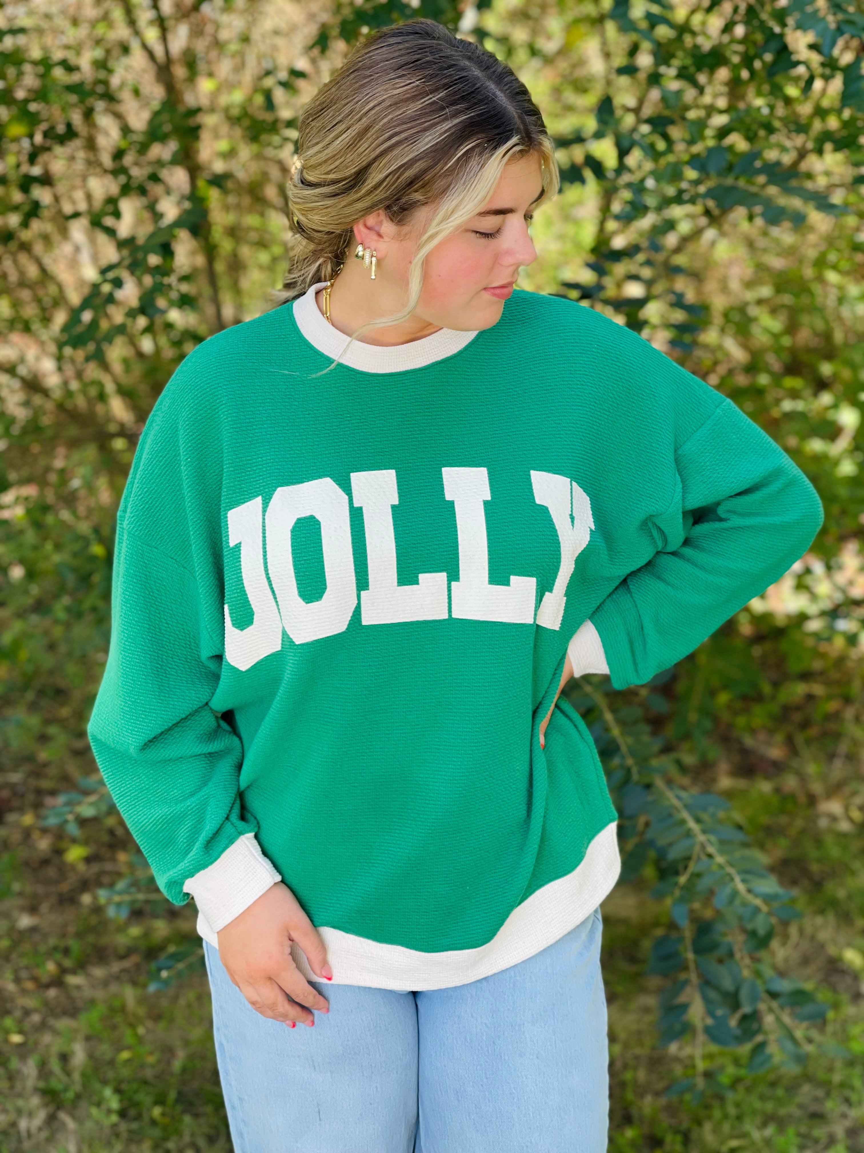 Jolly Ringer Cloudy Knit Sweatshirt