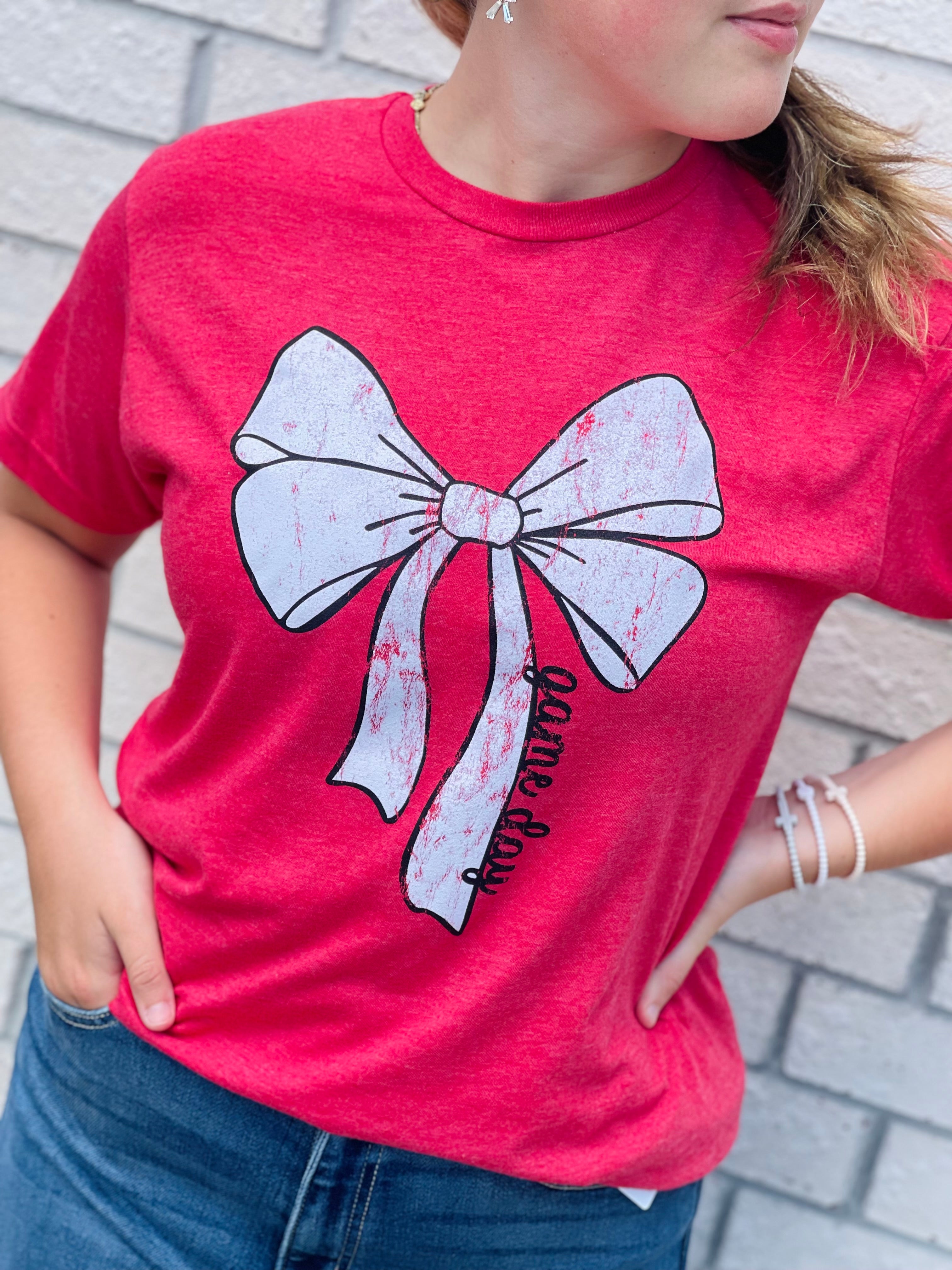 Gameday Bow Tee