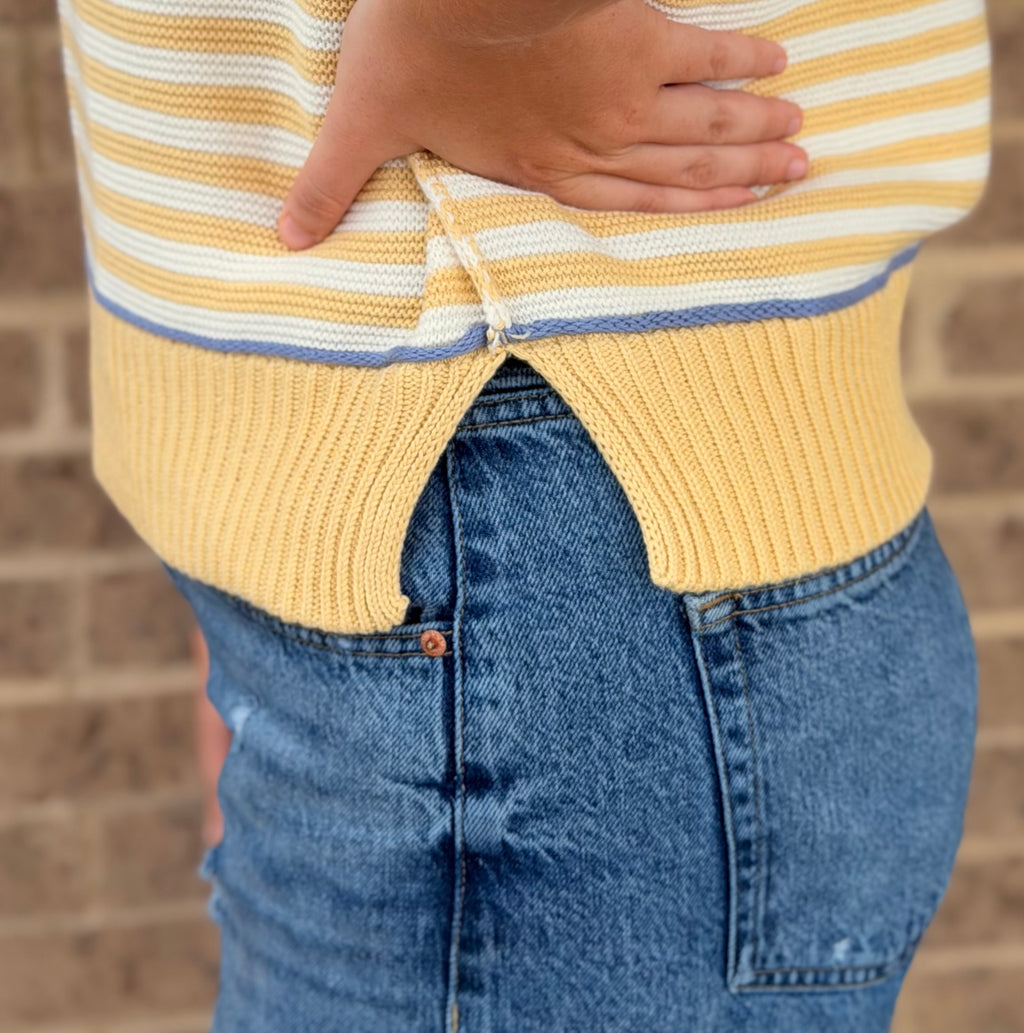 Sierra Striped Classic Sweater