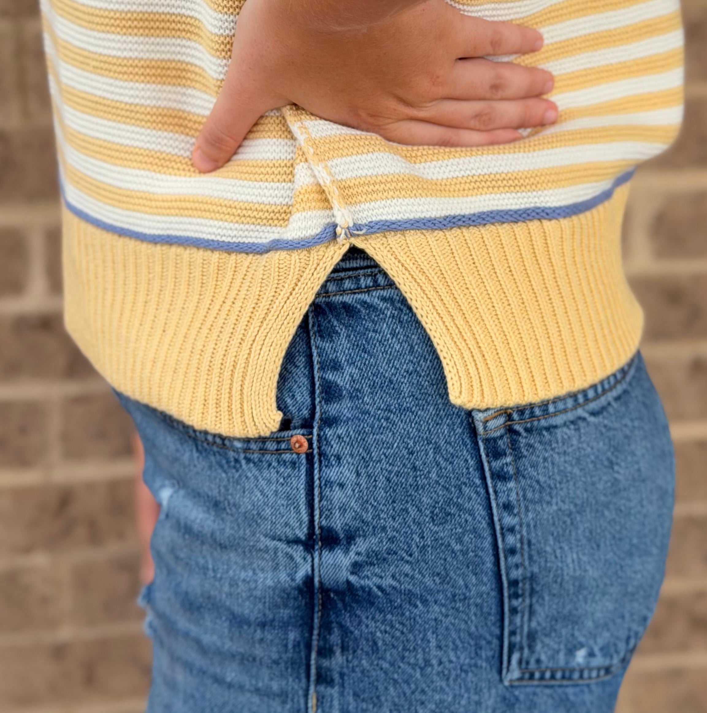 Sierra Striped Classic Sweater