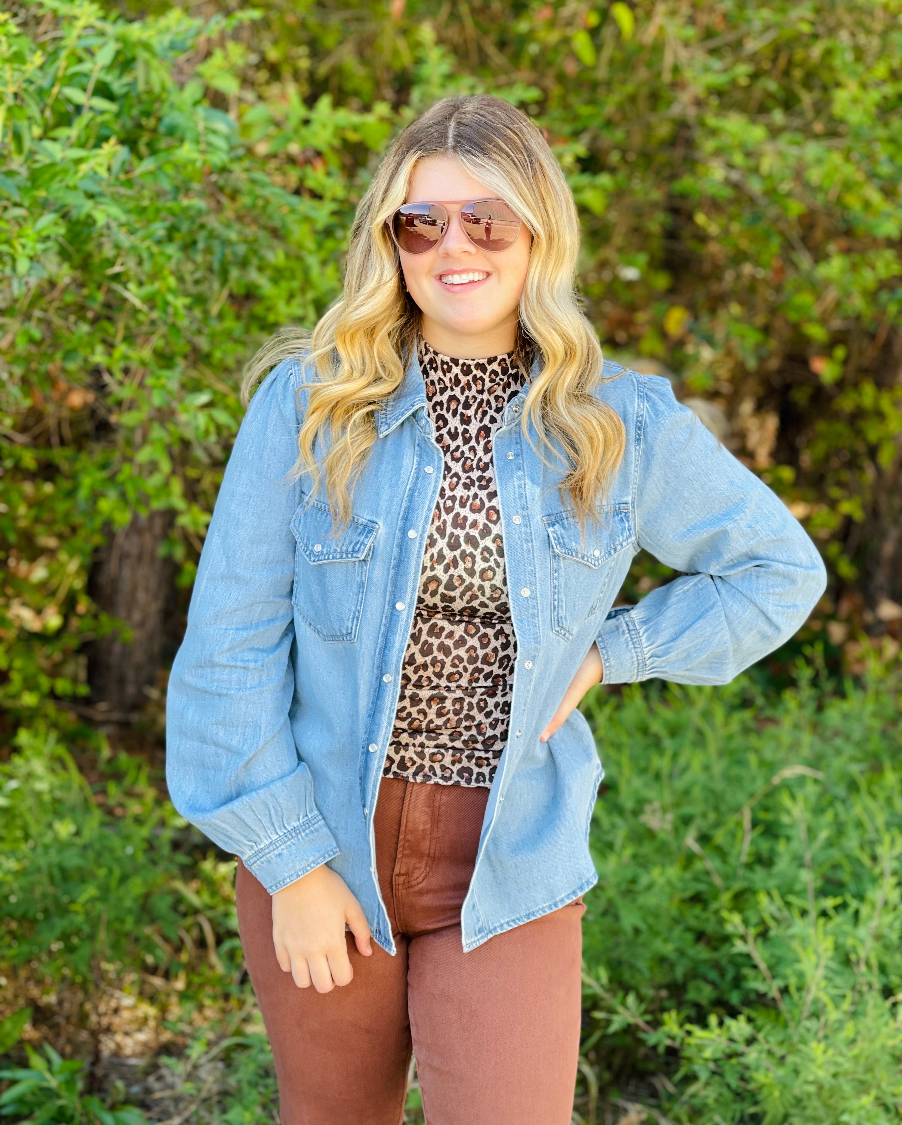 Sadie Relaxed Fit Button Up
