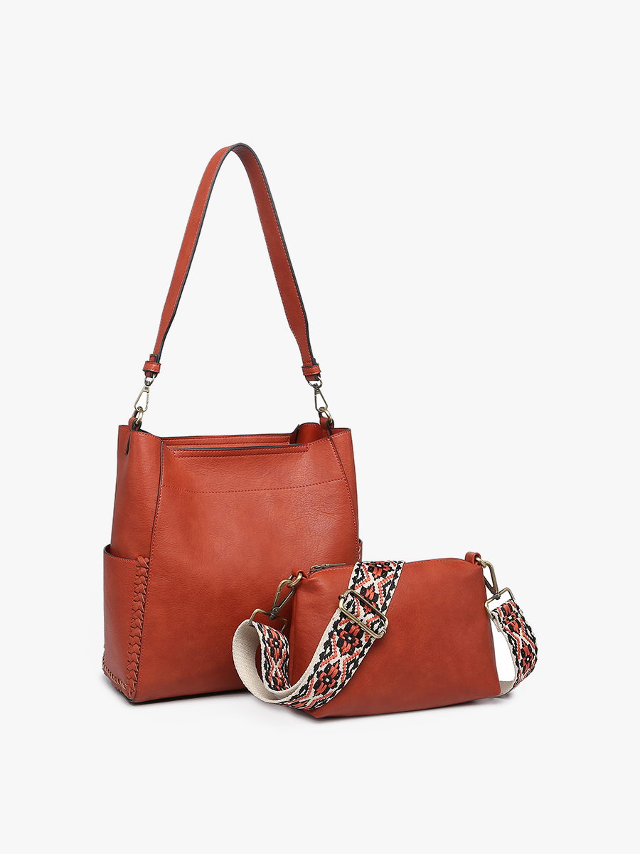 M2070 Penny 2-in-1 Bucket Bag w/ Guitar Strap