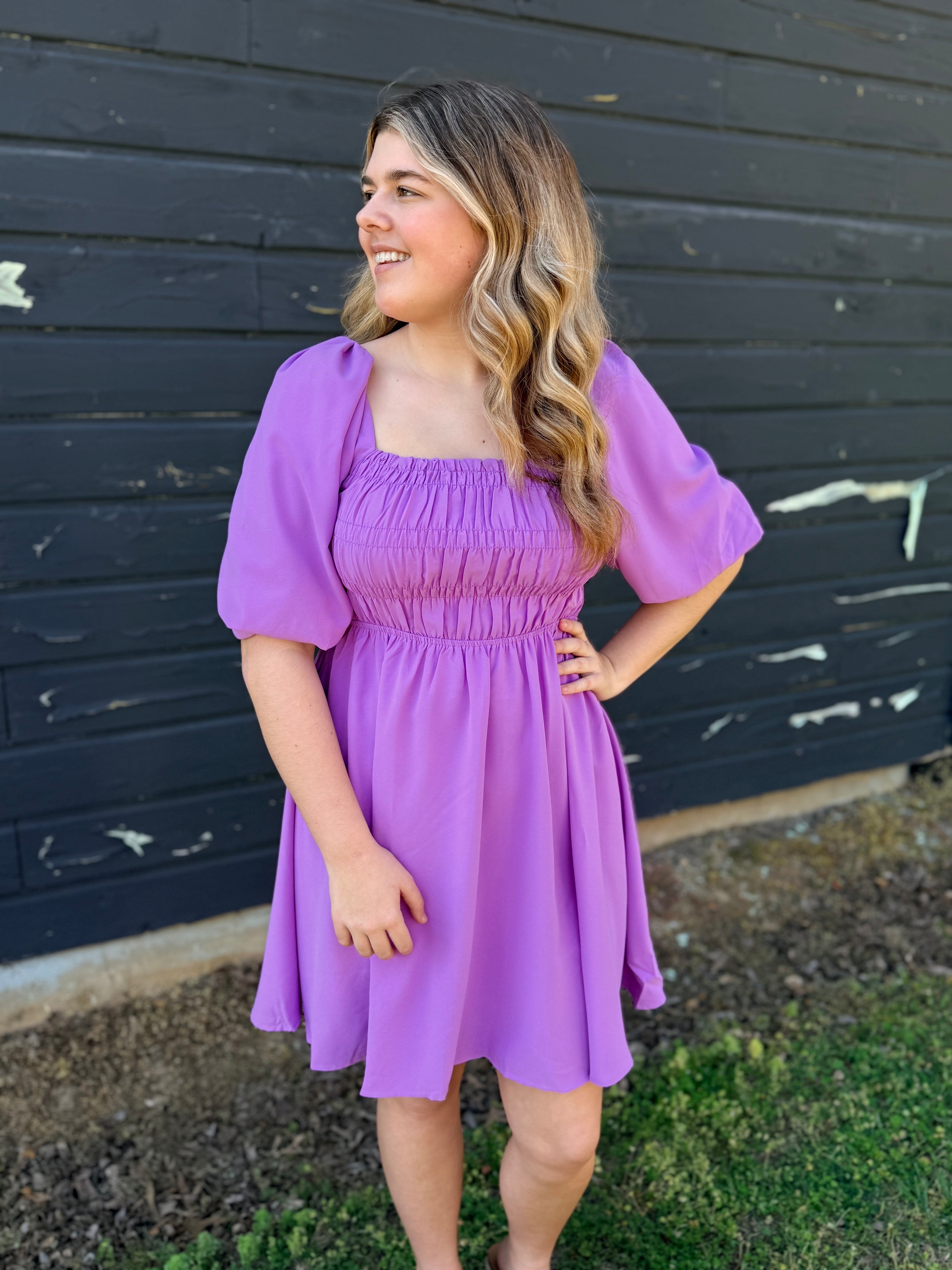 Katie Puff Sleeve Dress