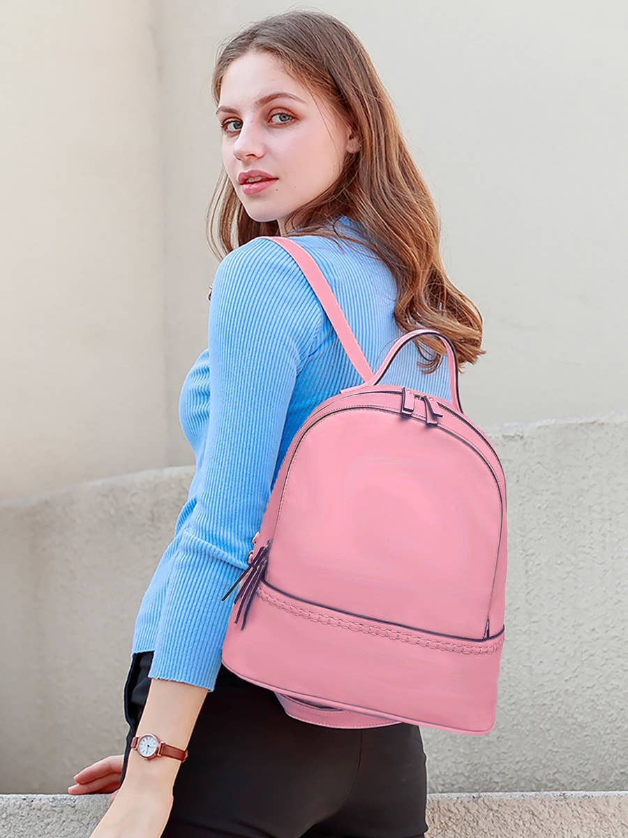 Marty 2 Compartment Backpack w/ Stitch Detail