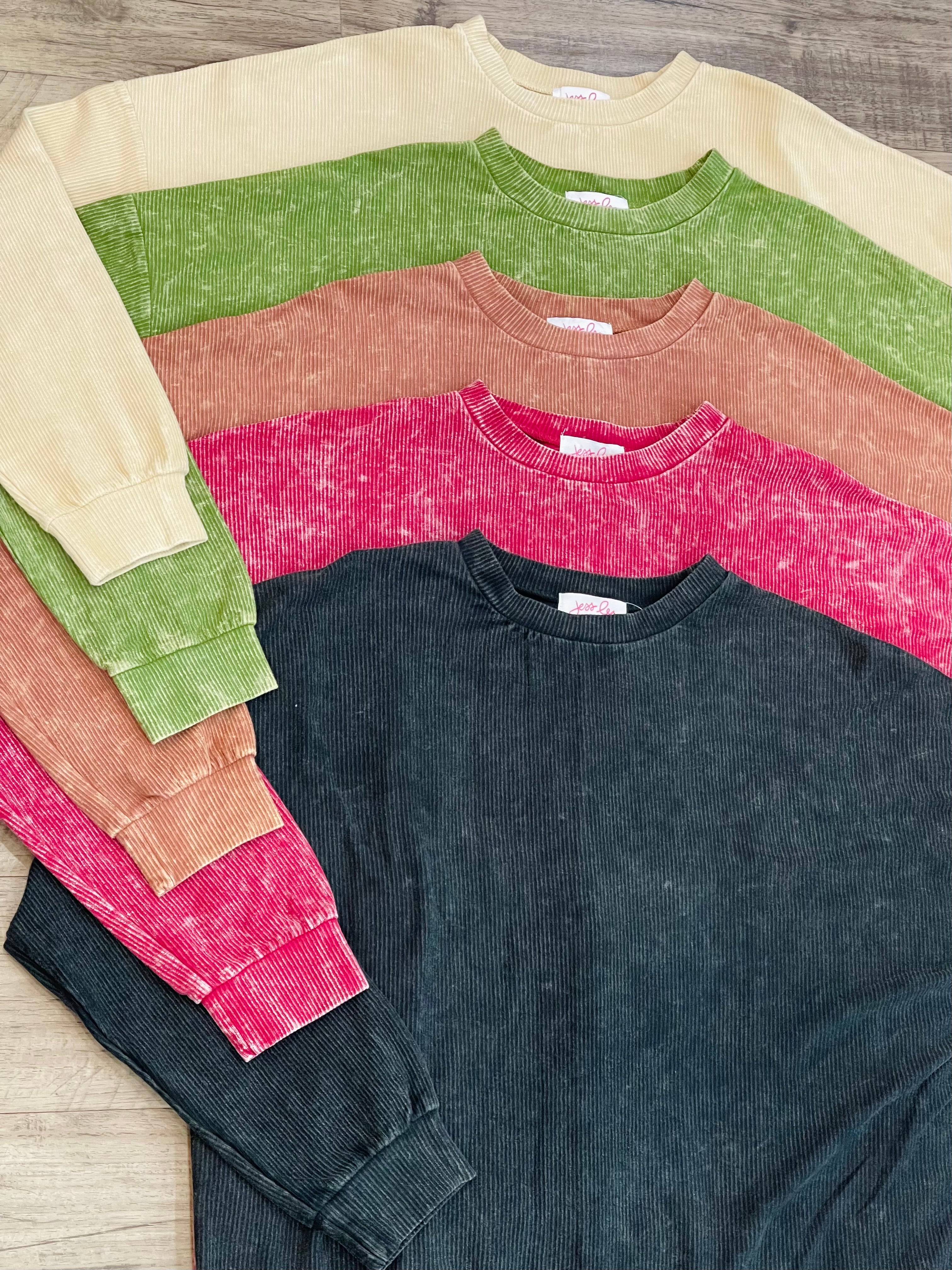 Alexis Vintage Corded Pullover